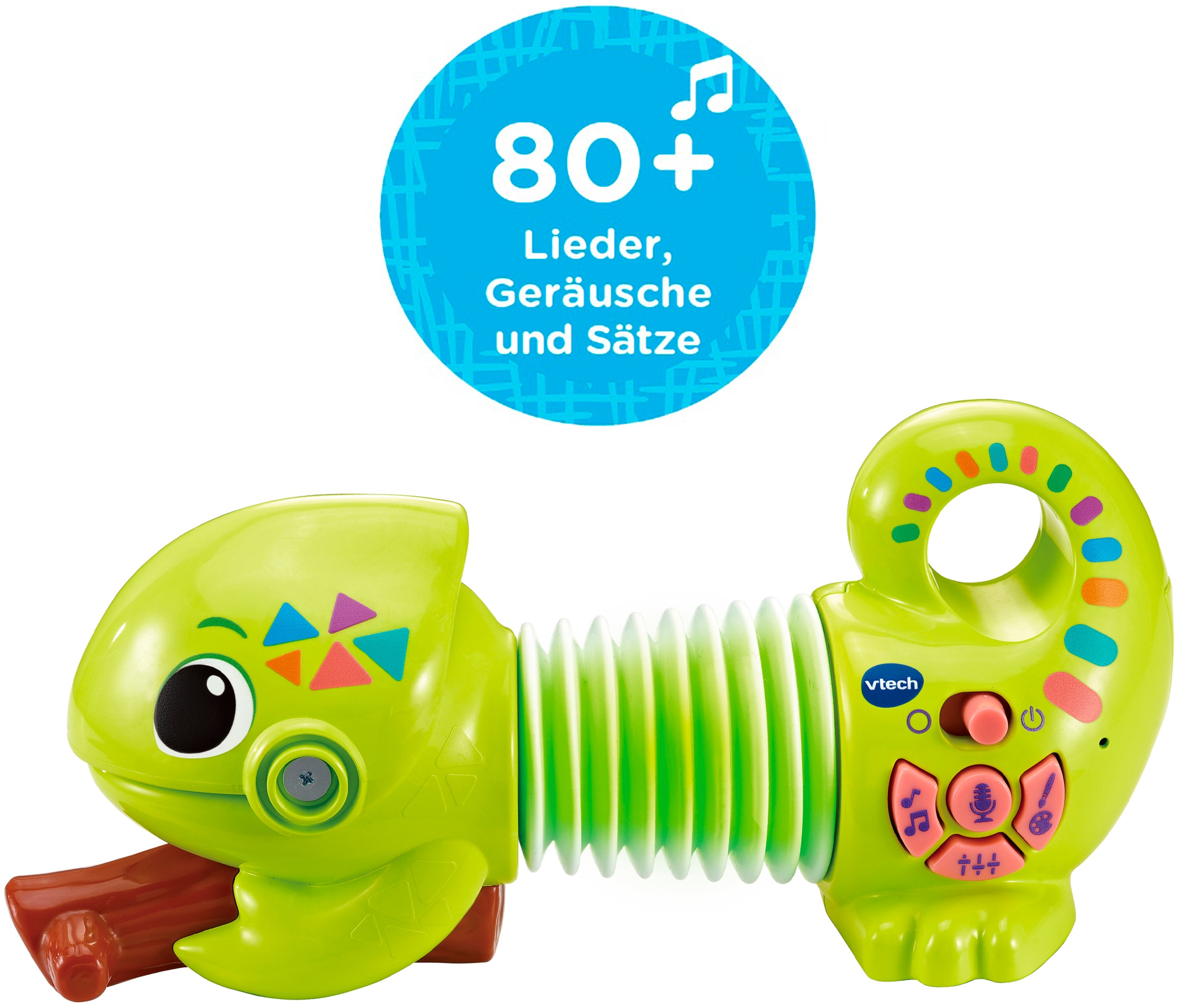 Vtech® Lernspielzeug »Ziehspaß-Chamäleon Carlo« mi Licht und Sound