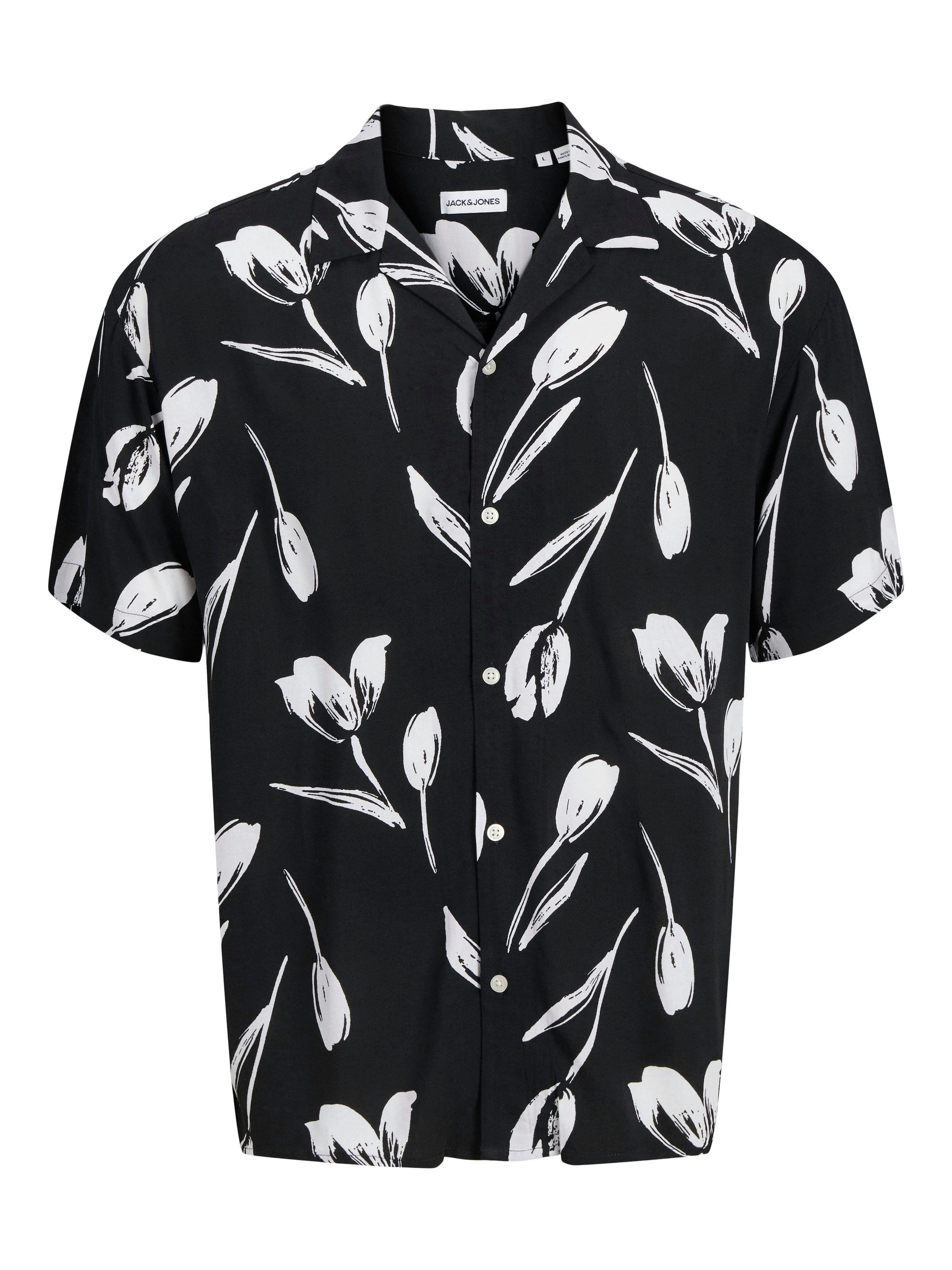 Jack & Jones Kurzarmhemd »JJEJEFF CHARGE RESORT SHIRT SS SN« mit All-Over Print