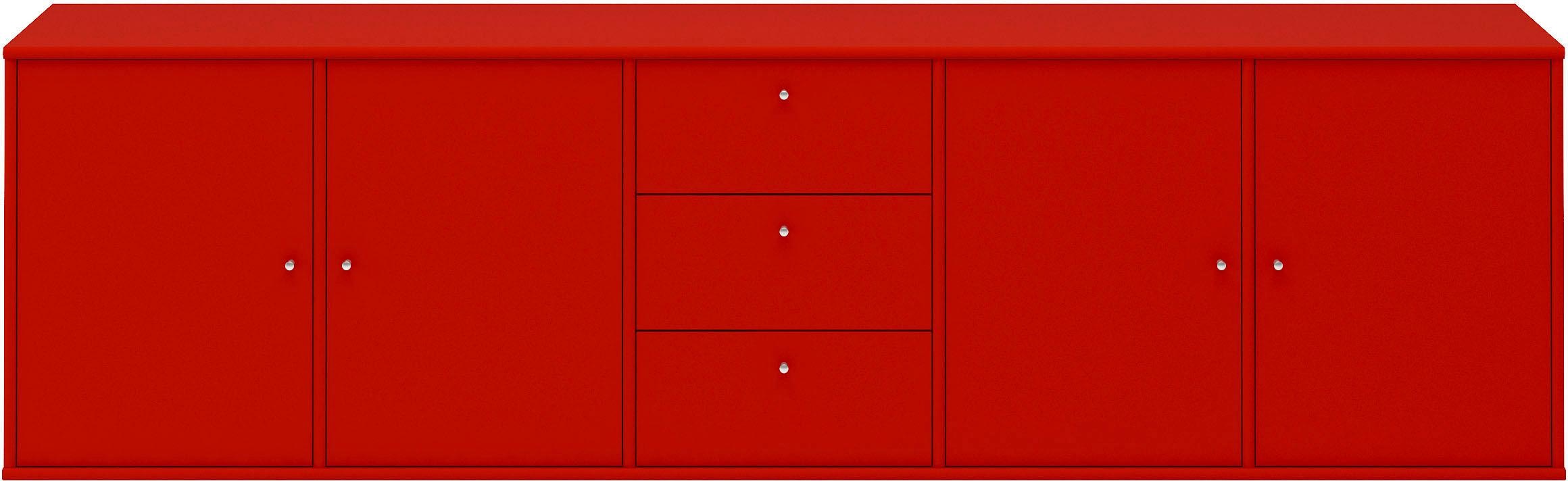 Hammel Furniture Sideboard »Mistral, Hochwertig Schrank, hängend/stehend montierbar«, mit Türen und Schubladen, B: 220 cm, anpassungsbar Designmöbel