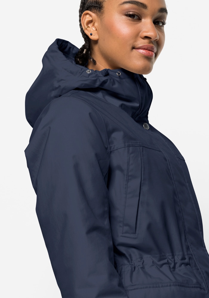 Jack Wolfskin Funktionsparka »WINTERFROST INS PARKA W«, mit Kapuze