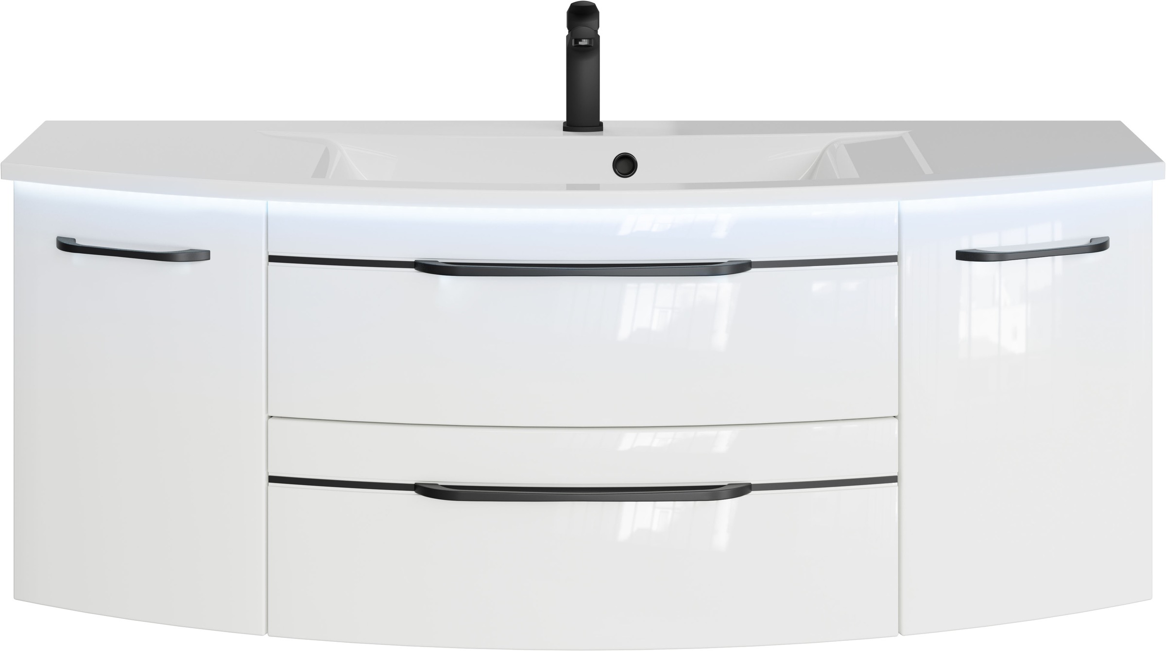 Saphir Waschtisch »Serie 7045 Mineralmarmor-Waschtisch und Unterschrank, 13 günstig online kaufen
