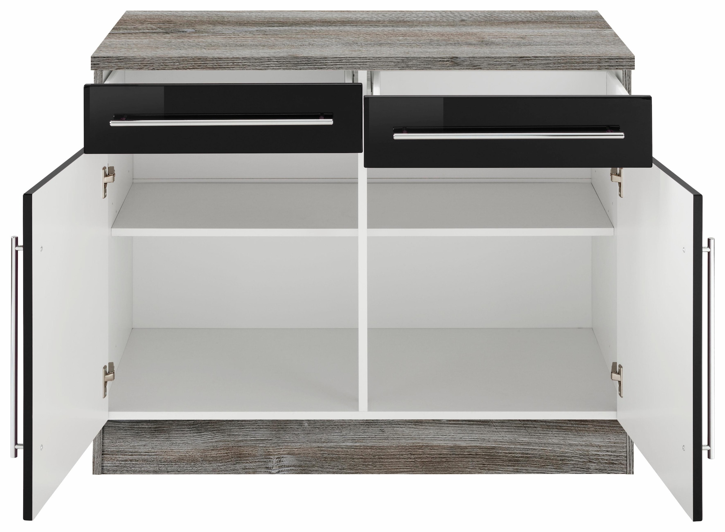 KOCHSTATION Unterschrank »KS-Samos« 100 cm breit