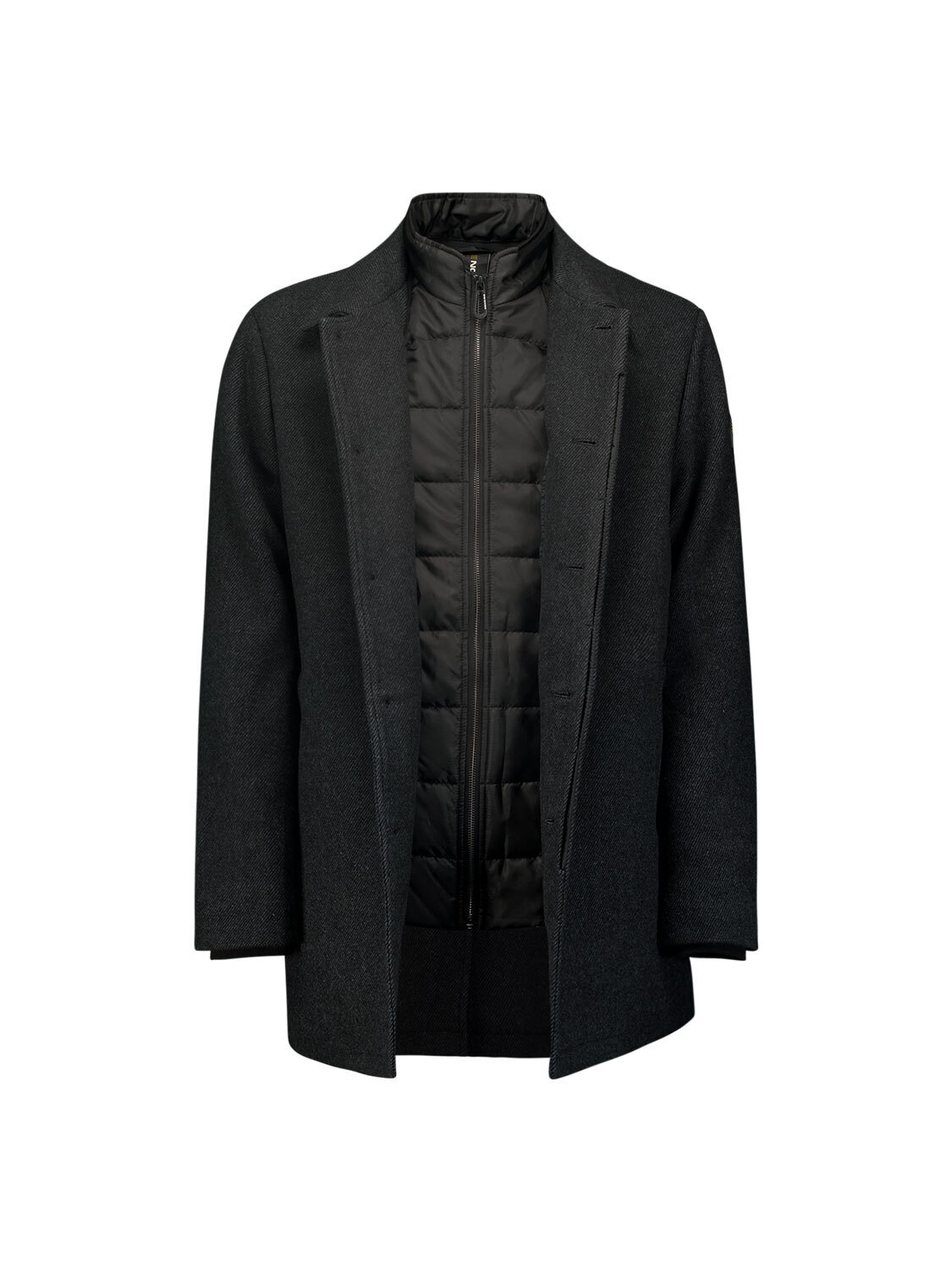 NO EXCESS Parka »No Excess Jacke Long Fit mit abnehmbarer Front«