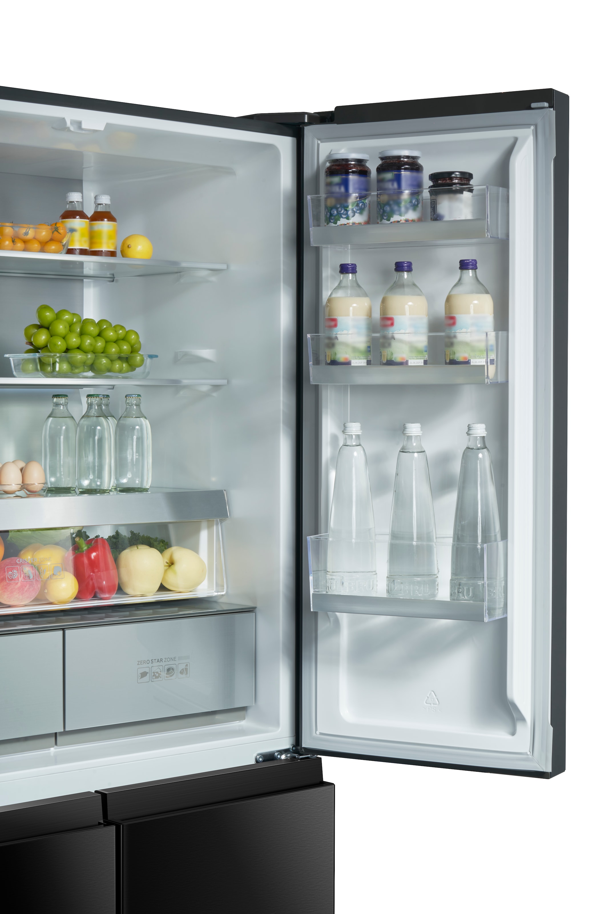 Hanseatic Multi Door »HCDA19090CBI« 190,5 cm hoch 91 cm breit NoFrost, Multizone, Display, Türalarm