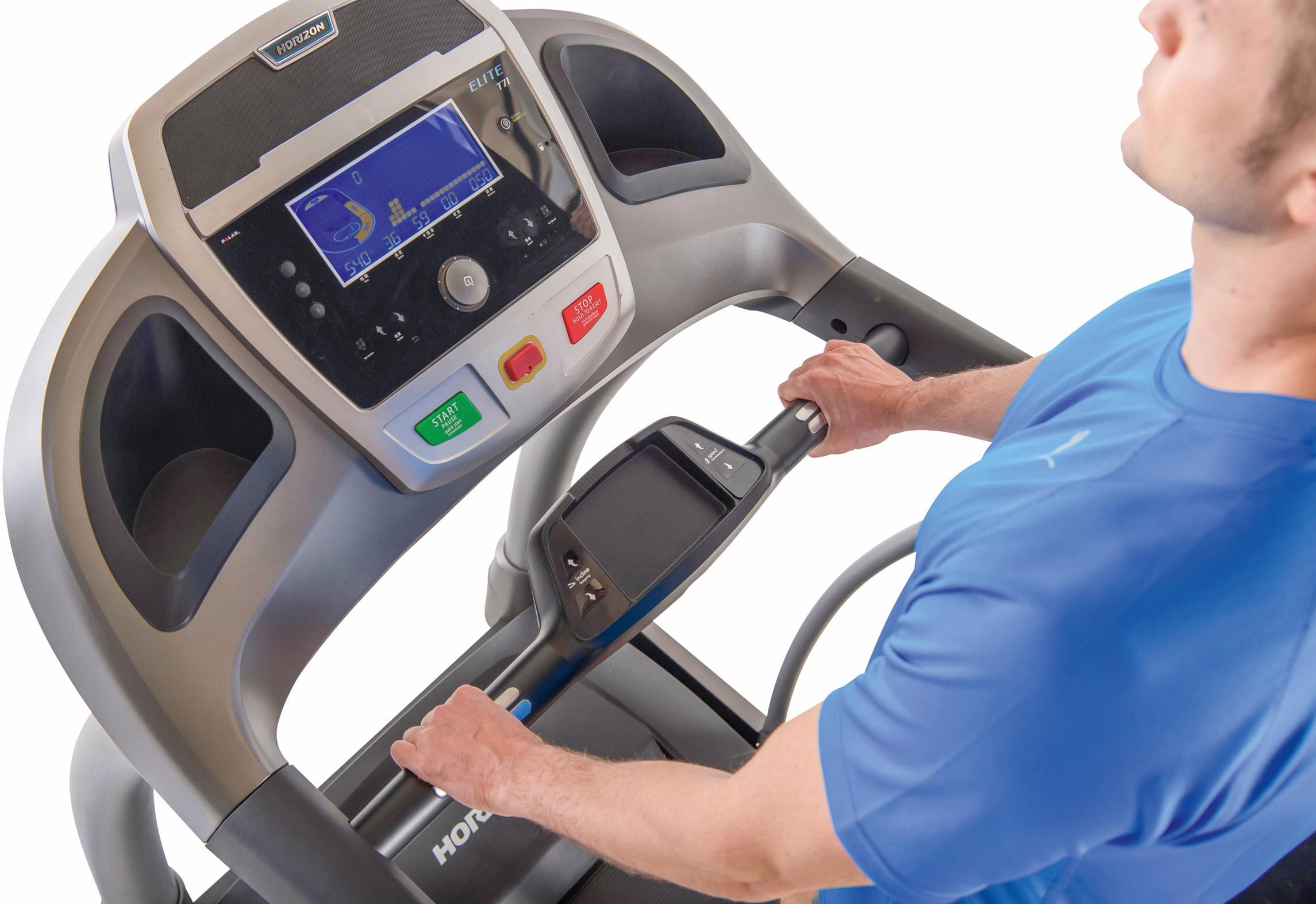 Horizon Fitness Laufband »Elite T7.1«, (mit Bluetooth-Funktion und Leseablage), bis max. 20 km/h, klappbar