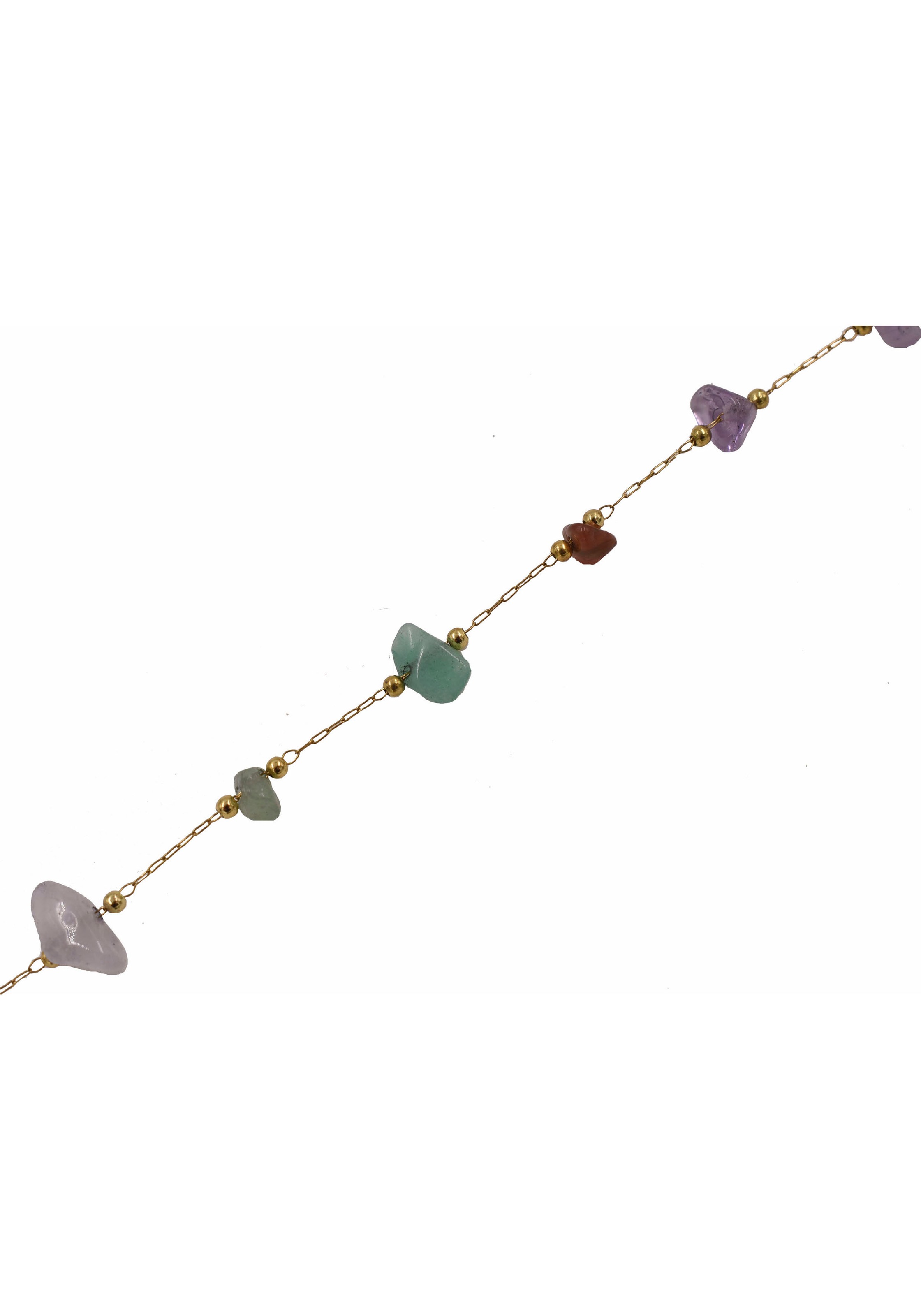 Firetti Collier »Schmuck Geschenk Halsschmuck Halskette Edelstein Farbstein«, mit Edelsteinen