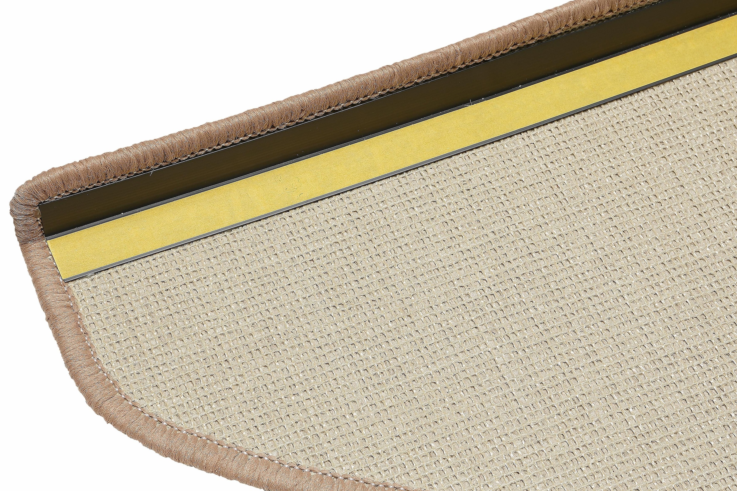 Andiamo Stufenmatte »Rambo, Made in Poland« halbrund 4 mm Höhe melierte Schlinge, selbstklebend, 15 Stück in einem Set