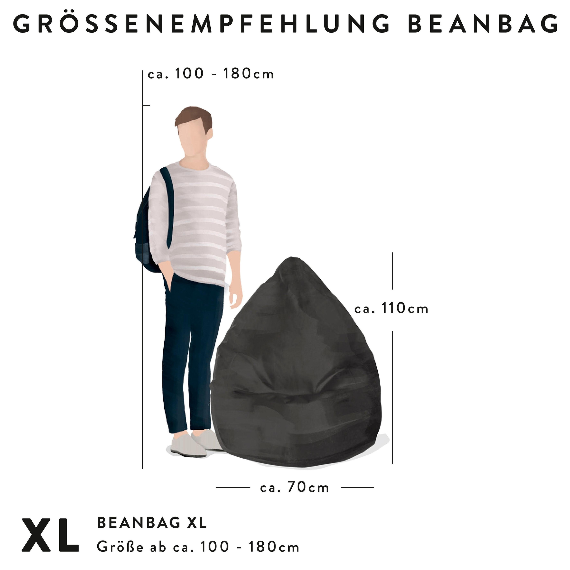 Sitting Point Sitzsack »BeanBag Cool XL«, (1 St.), Digitaldruck