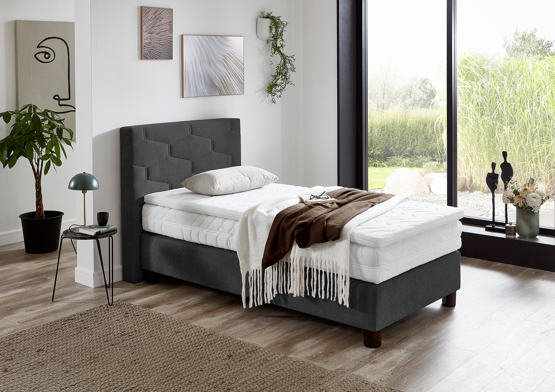 Westfalia Schlafkomfort Boxspringbett wahlweise mit Topper günstig online kaufen