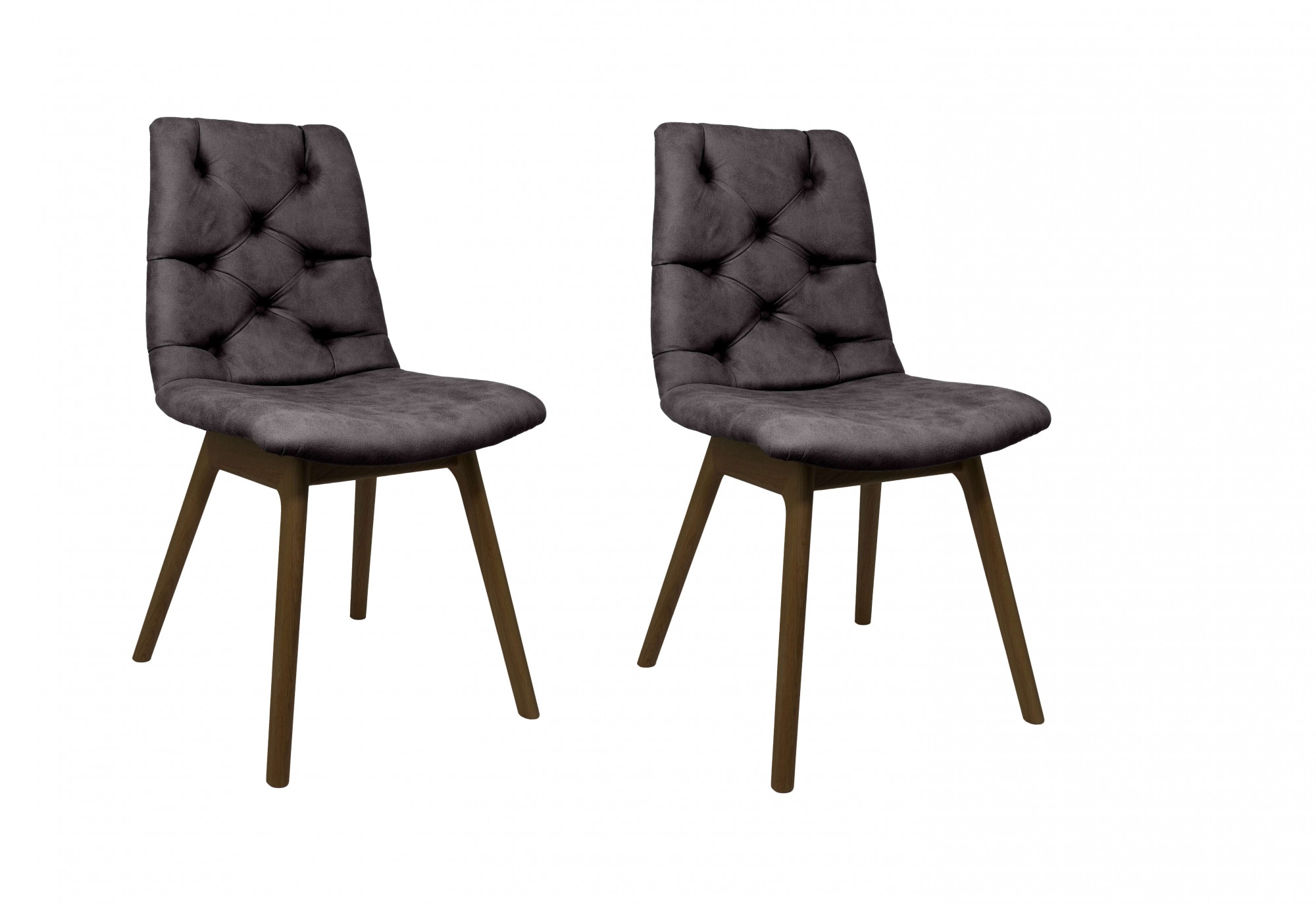 andas Esszimmerstuhl »Ramon«, (Set), 2 St., Microfaser, mit Massivholzbeine günstig online kaufen