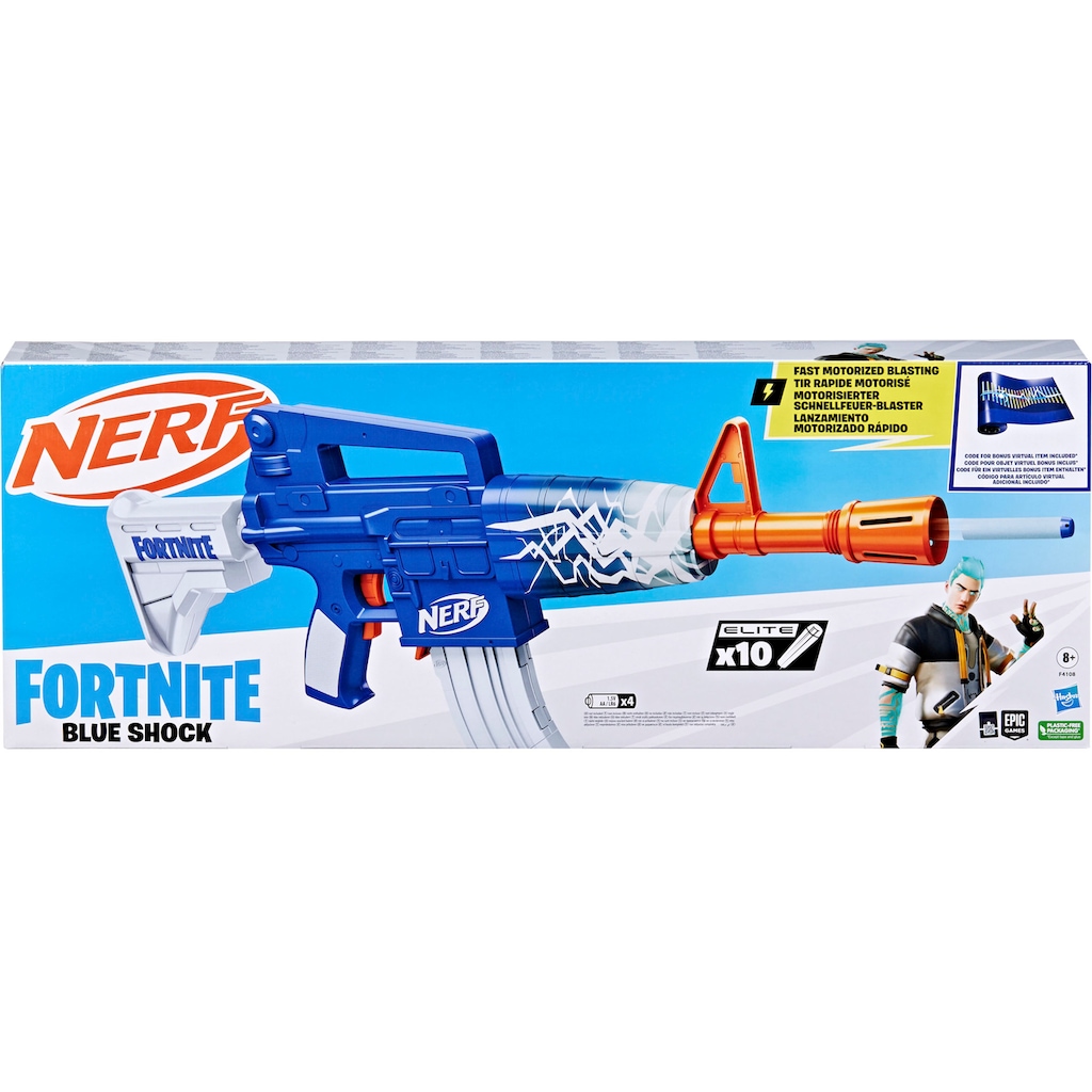 Hasbro Blaster »Nerf Fortnite Blue Shock«