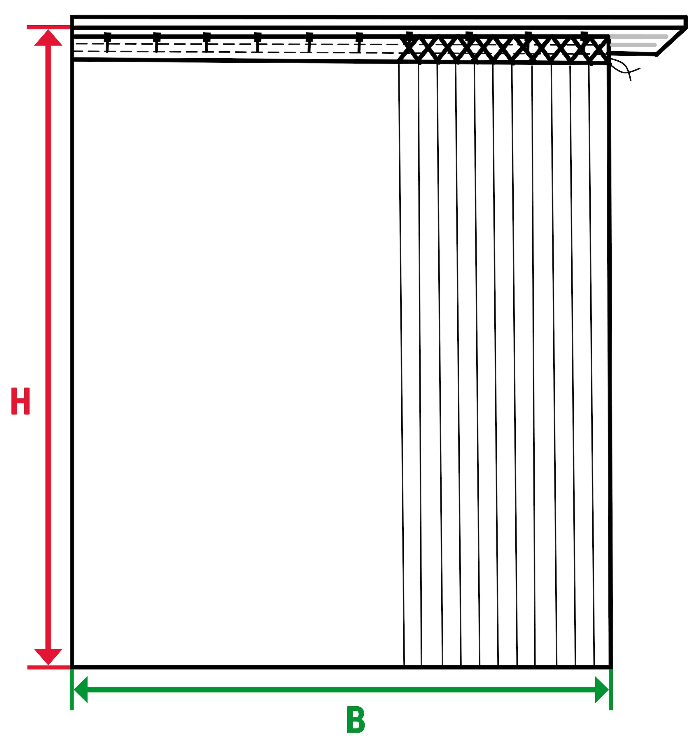 Weckbrodt Gardine »Melia«, (1 halbtransparent, Store, Raten auf Optik, Allover, Bleibandabschluss bestellen Jacquard, gemustert, St.), strukturierte