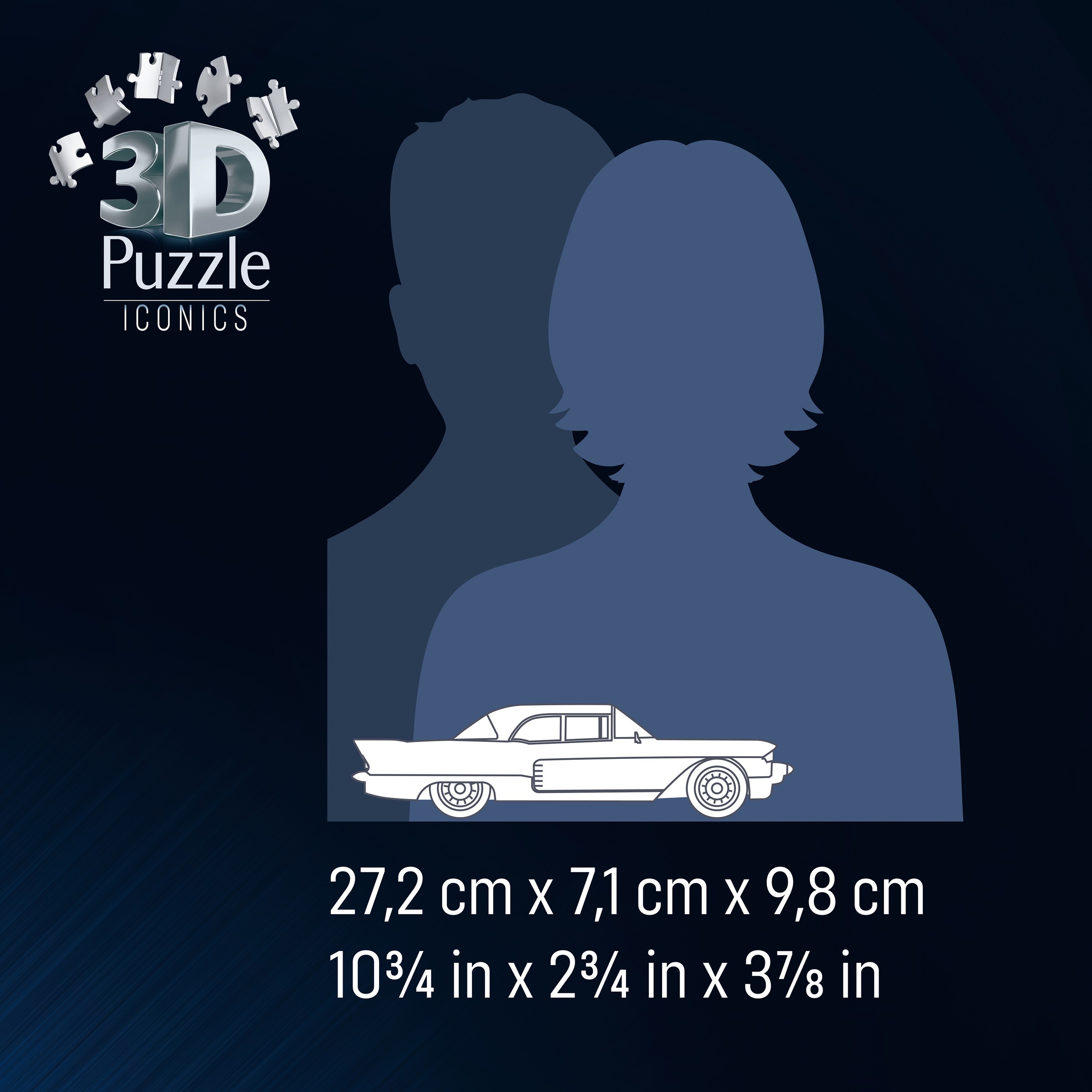 Ravensburger 3D-Puzzle »Iconics: Cadillac Eldorado Brougham« Made in Europe