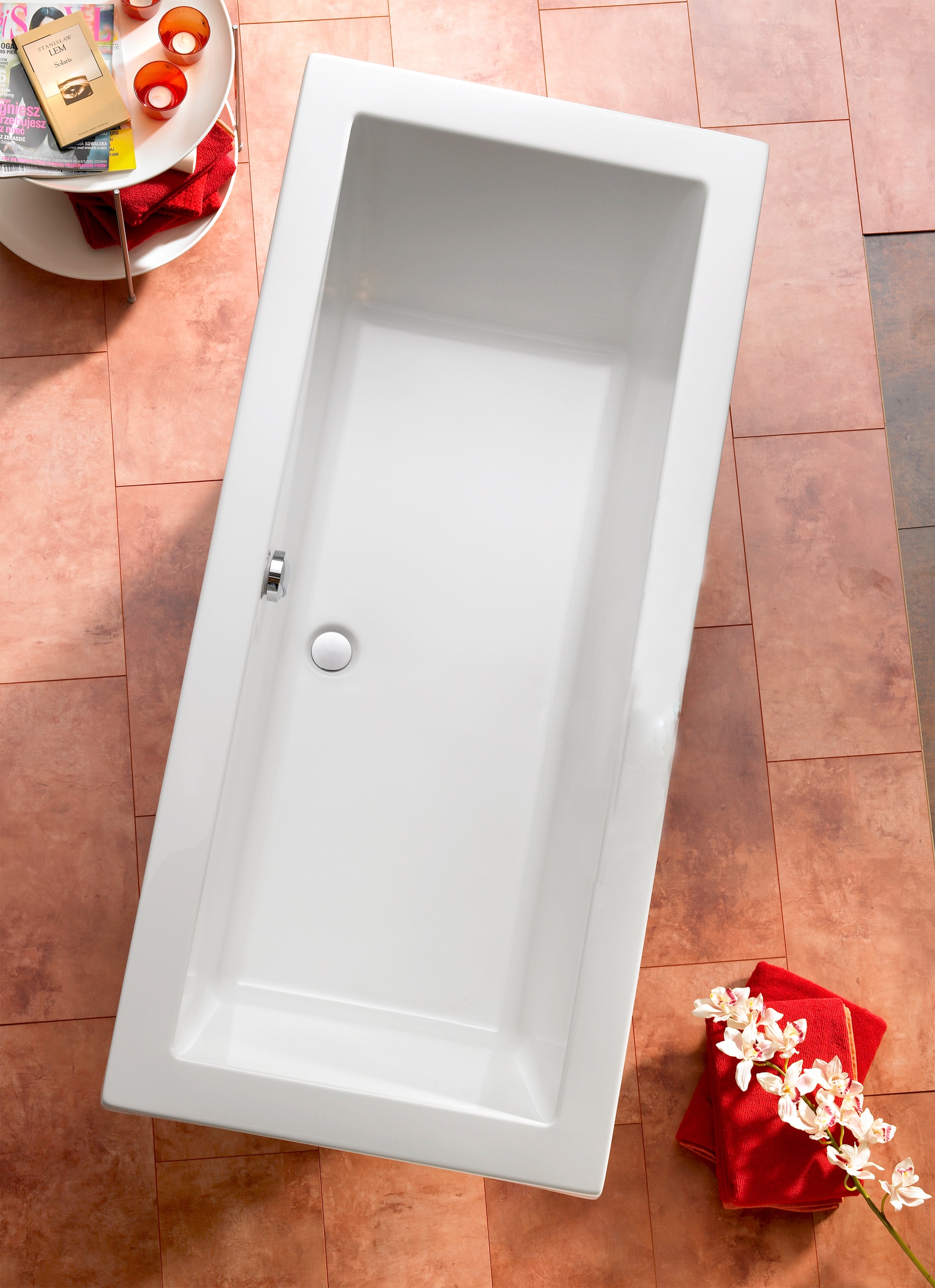 OTTOFOND Badewanne »Cubic« Höhe 49,5 cm verstellbare Füße mit Fußgestell un günstig online kaufen