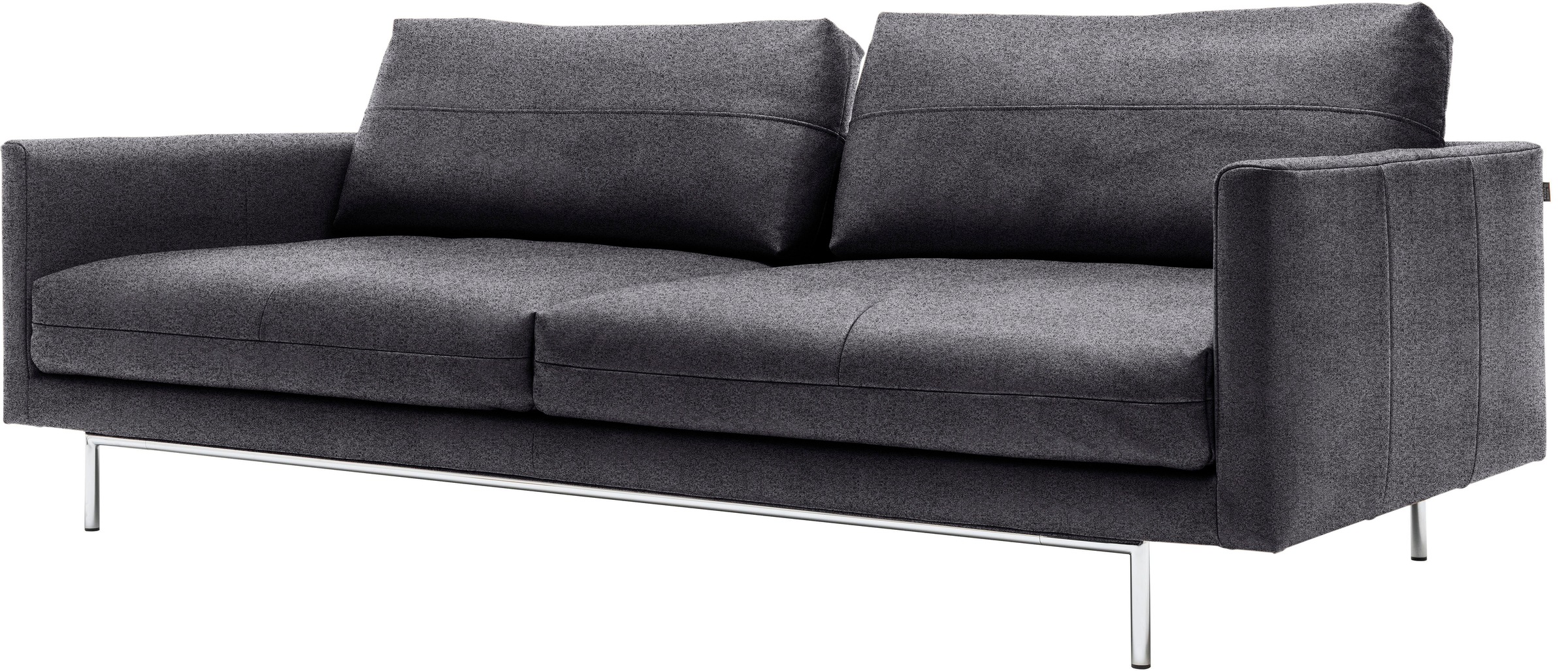 Creation BY ROLF BENZ 3-Sitzer »CR.414, Designsofa, edles Sofa, Loungesofa, Ledersofa, klares Design«, aus Leder oder Chenille, erstklassiger Sitzkomfort, legere Polsterung
