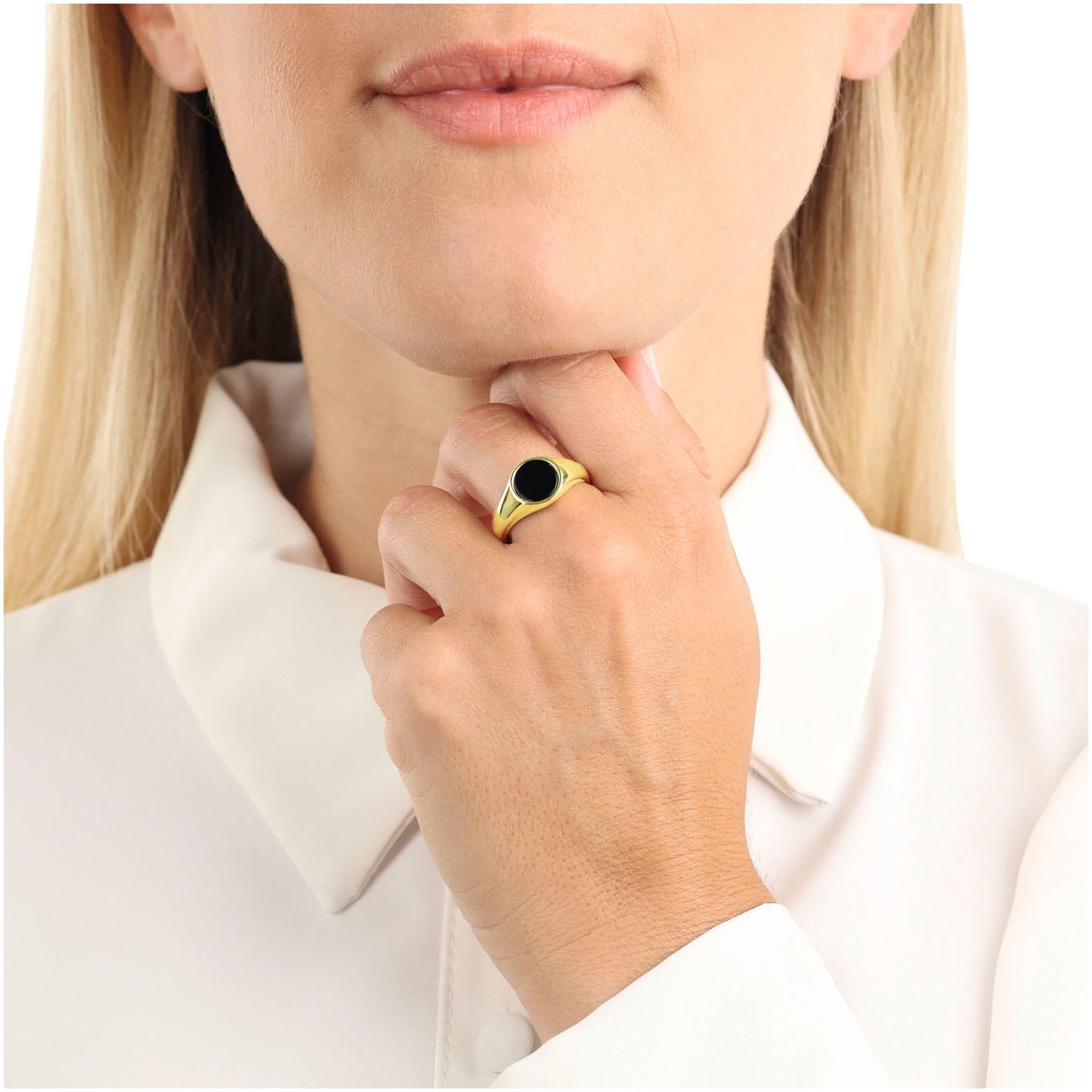 Amor Fingerring »2037297/-298/-299/-300-306, 2037307/-08/-09/-10-16«, mit Onyx