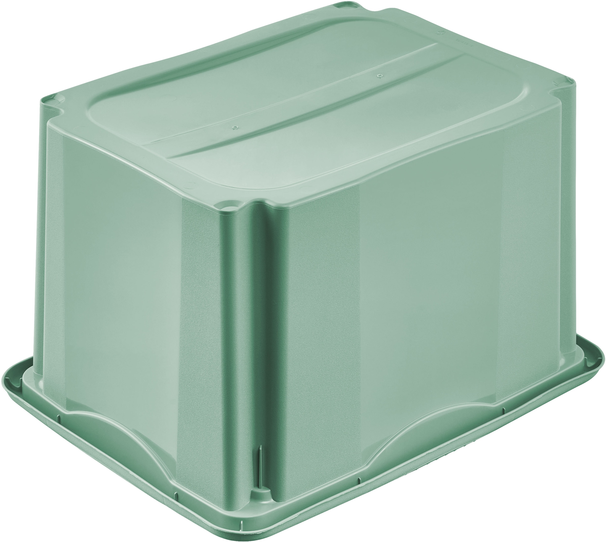 keeeper Aufbewahrungsbox »Emil, 3er Set, 30 L, 44,5 x 34,5 x 27 cm« ineinander und aufeinander stapelbar