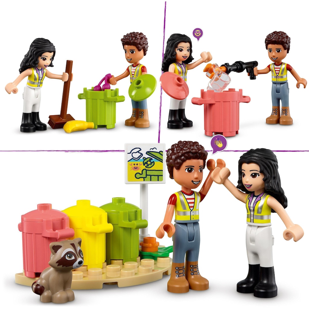 LEGO® Konstruktionsspielsteine »Recycling-Auto (41712), LEGO® Friends«, (259 St.), Made in Europe