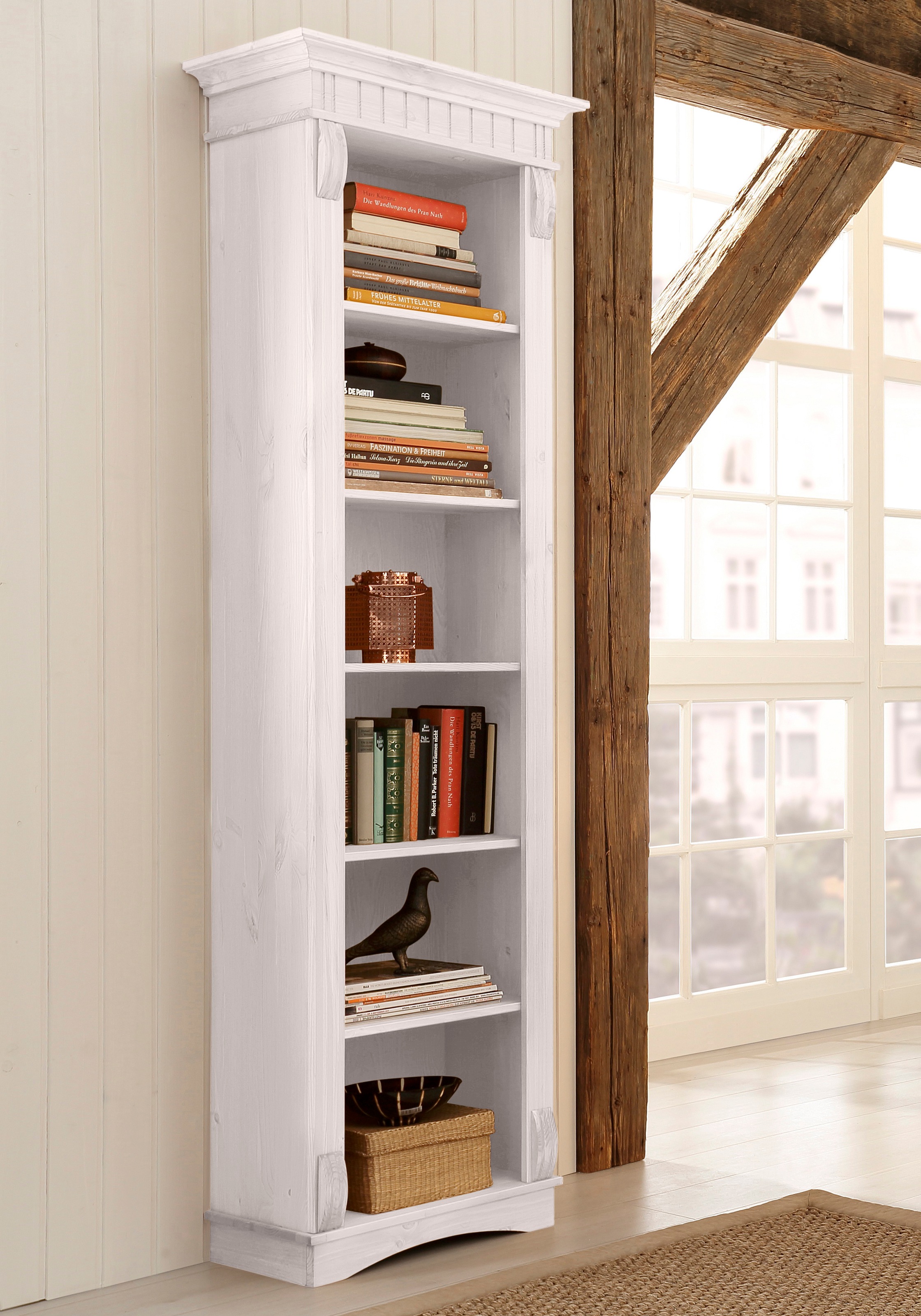 Home affaire Standregal »Teresa«, Höhe 193 cm, aus massiver Kiefer, FSC® günstig online kaufen