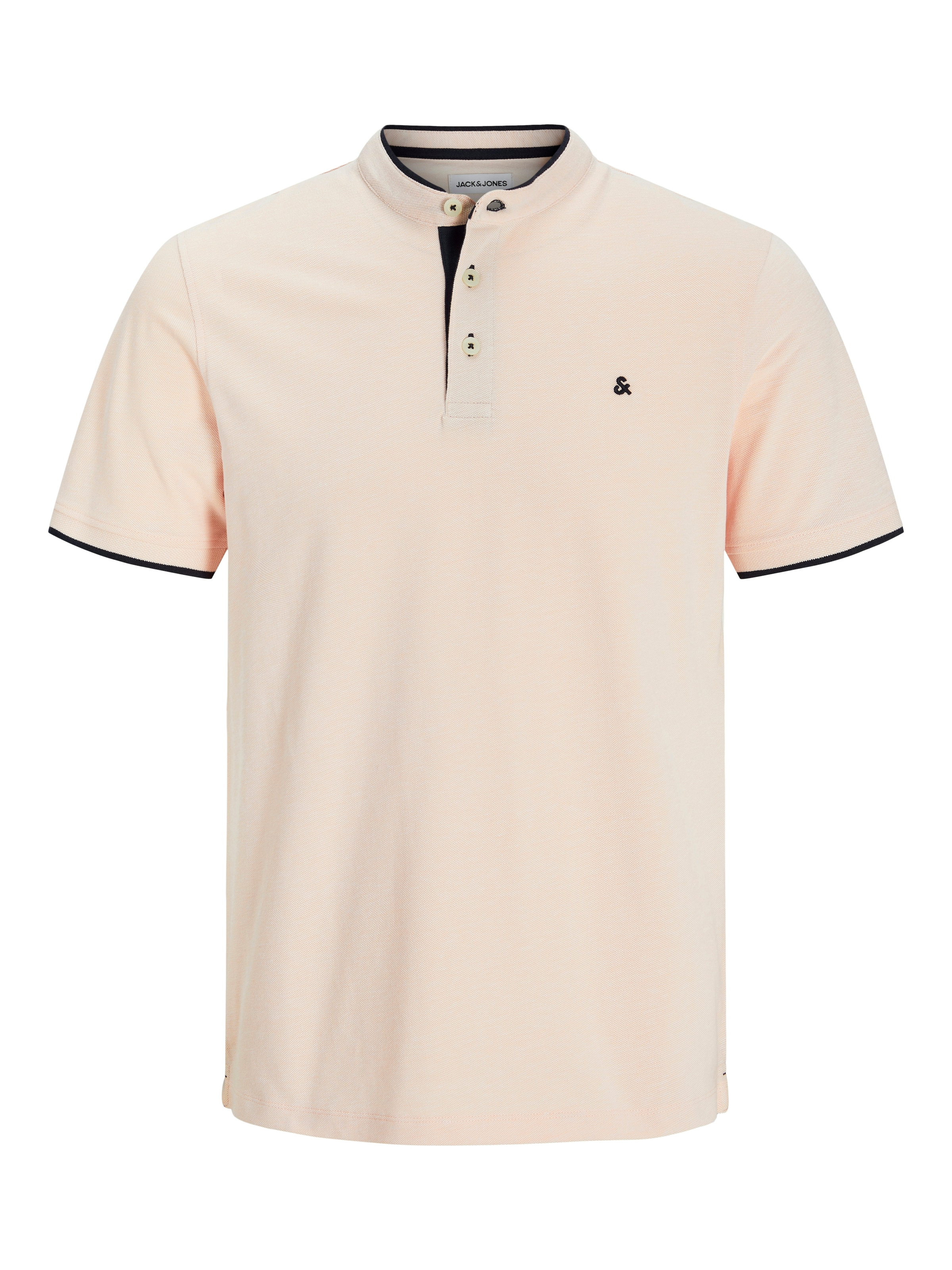 Jack & Jones Poloshirt »JJEPAULOS MAO POLO«, mit Logo Stickerei