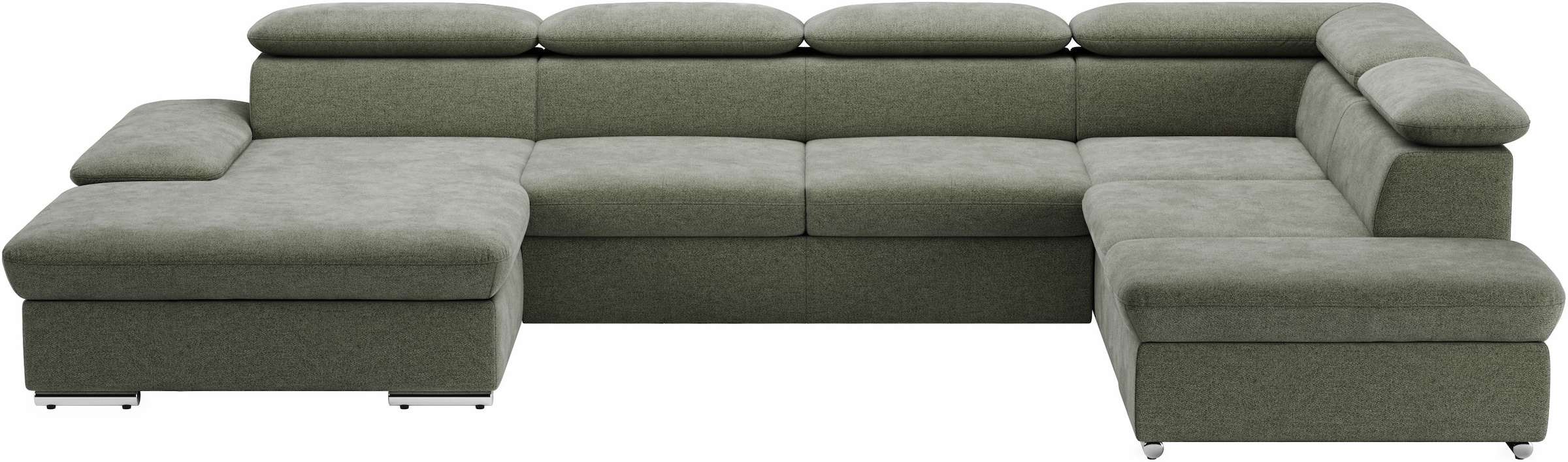 sit&more Wohnlandschaft »Valantine U-Form«, inkl. Kopf- und Armteilverstellung, wahlweise mit Bettfunktion