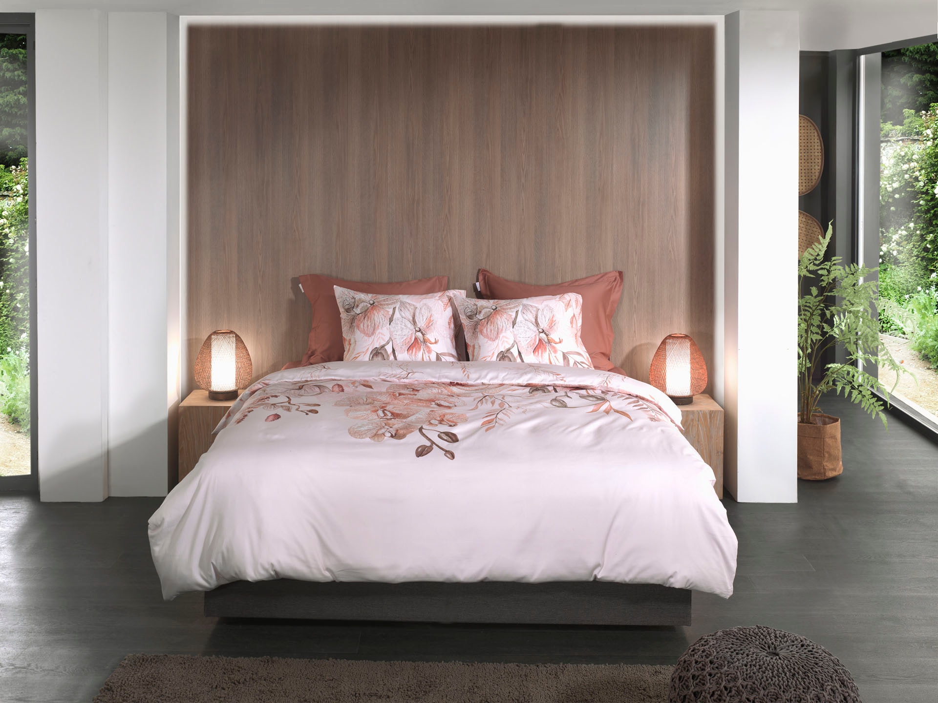 Heckett & Lane Bettwäsche »Pioggia« 2 Stk. tlg. 100% Baumwolle, hochwertiges Mako-Satin, Bettwäsche ab 135x200 cm.