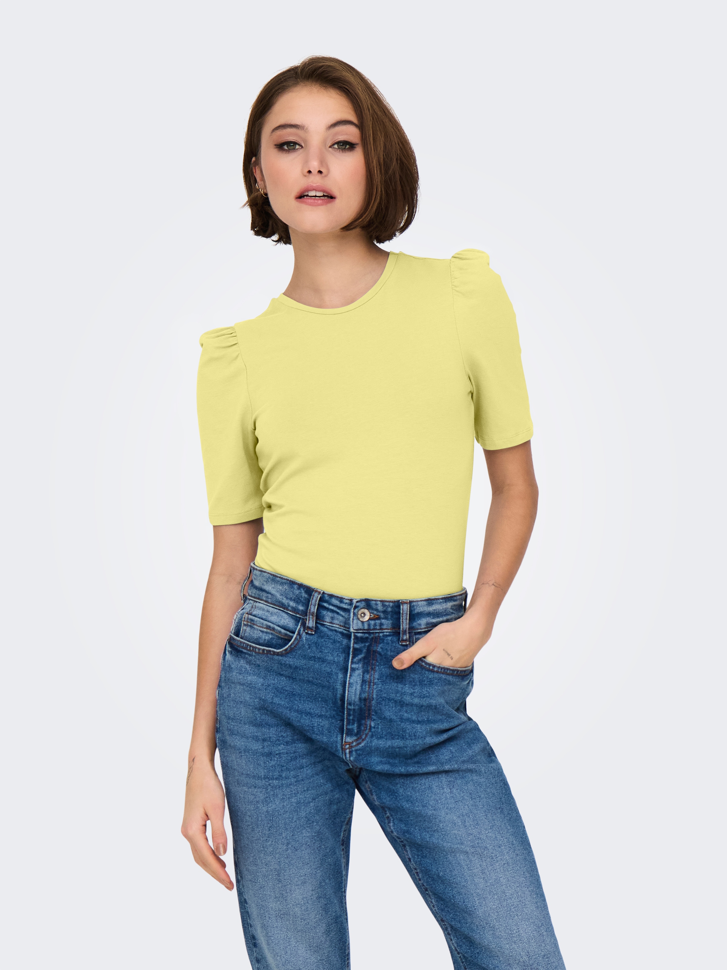 ONLY Kurzarmshirt »ONLLIVE LOVE 2/4 PUFFTOP JRS NOOS«