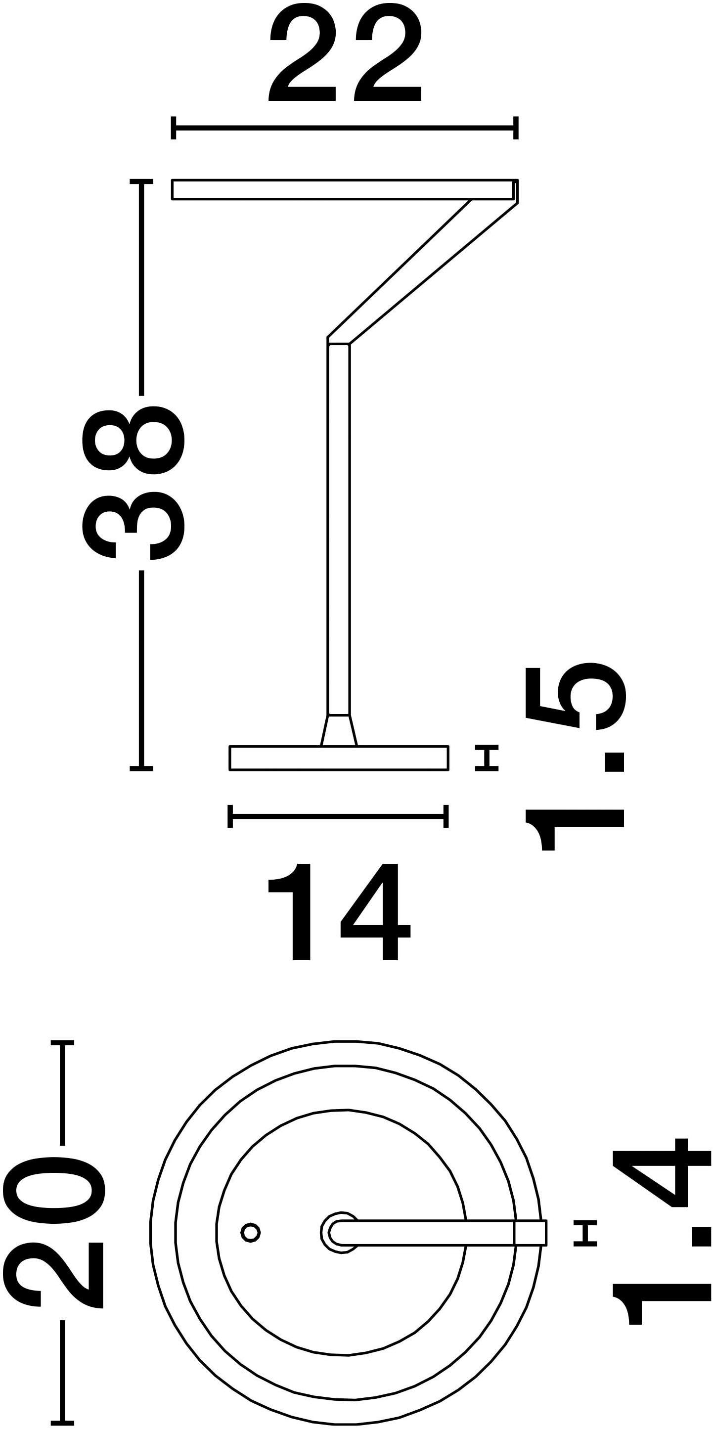 Nova Luce Tischleuchte »TILIA« LED-Modul 1 Stk. Warmweiß