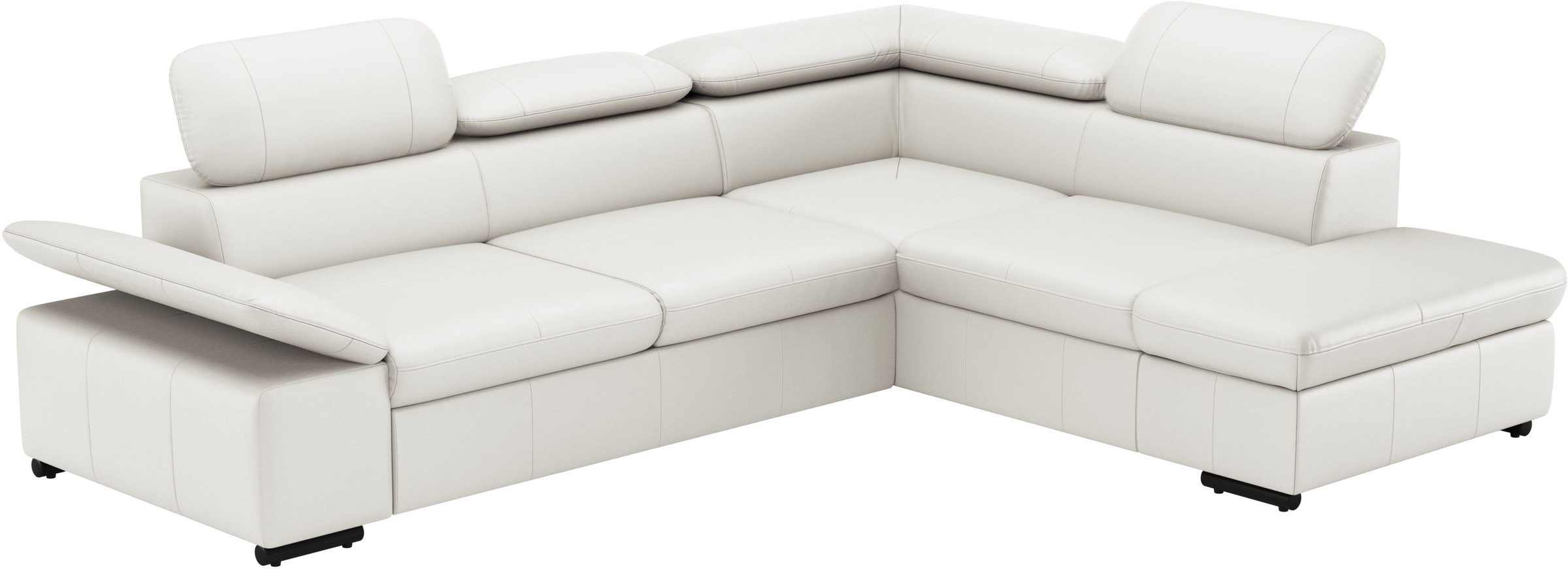 sit&more Ecksofa »Alcudia L-Form«, mit Armteilverstellung, optional Kopfteilverstellung und Bettfunktion