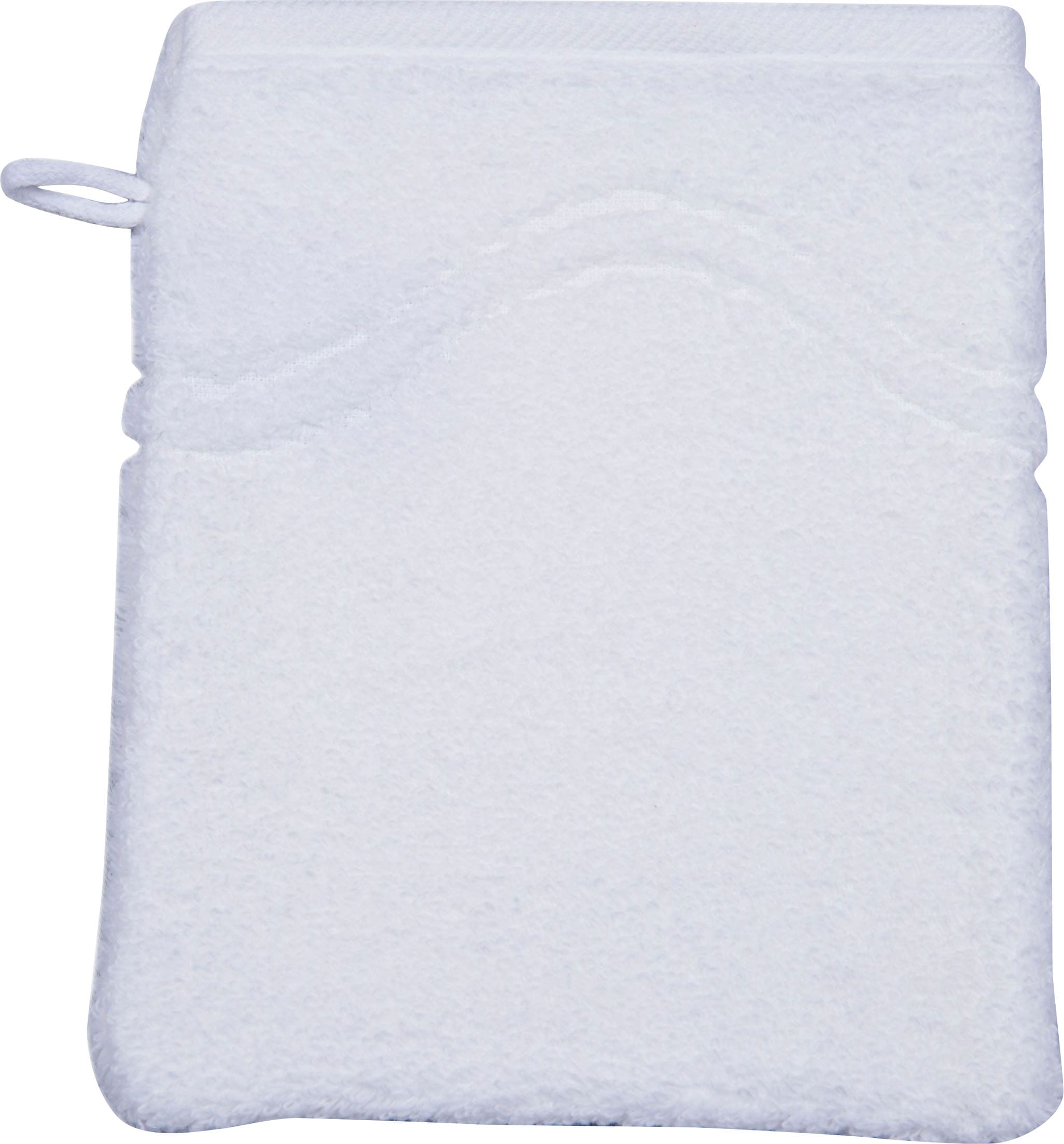 ROSS Waschhandschuh »Cashmere feeling« mit Wellen-Bordüre