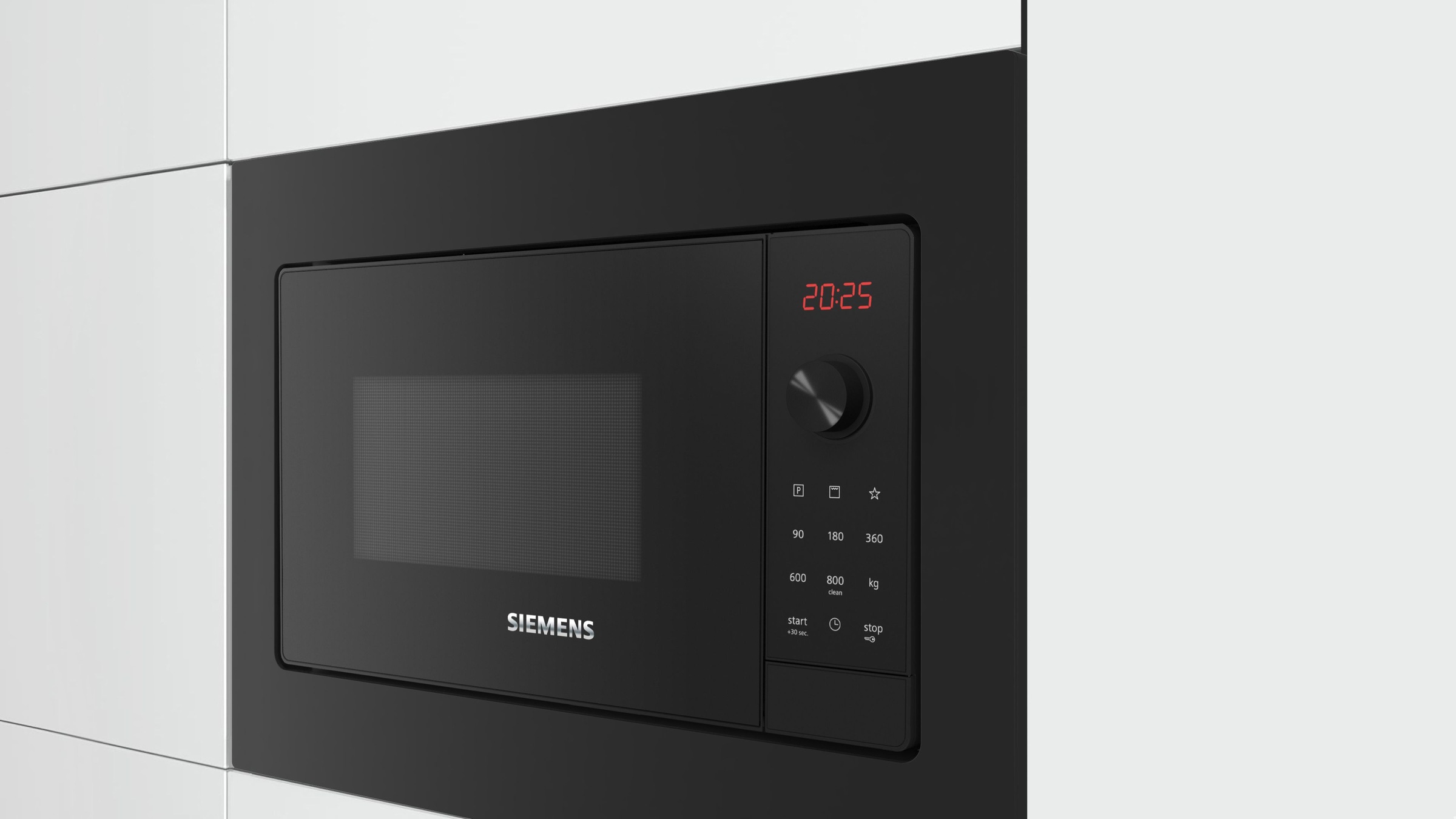 SIEMENS Einbau-Mikrowelle »BE623LMB3«, Mikrowelle-Grill, 800 W günstig online kaufen