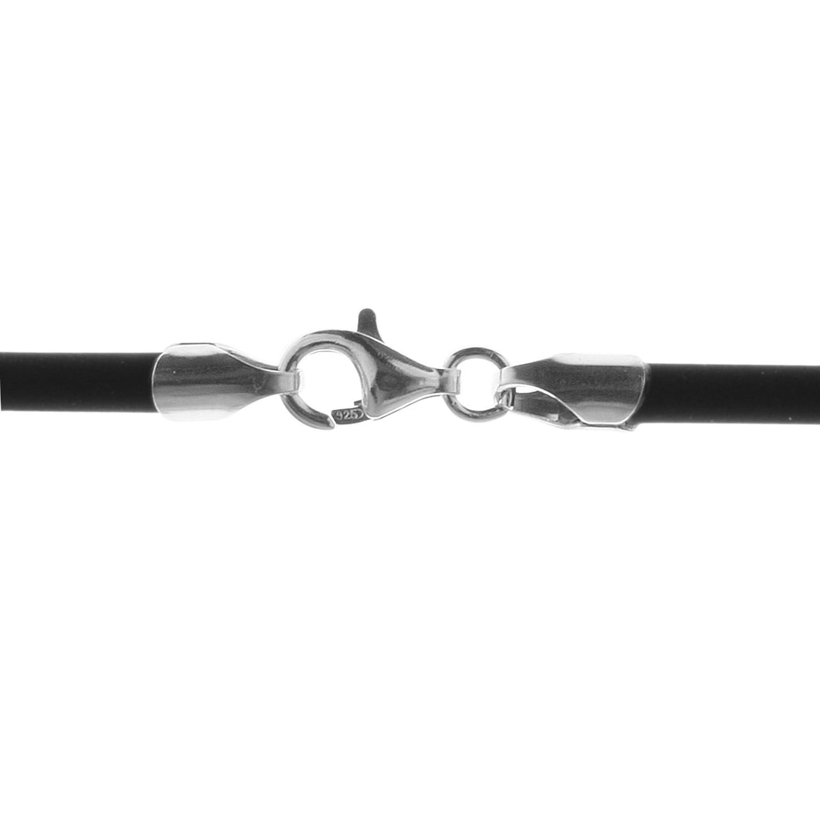 OSTSEE-SCHMUCK Halsreif »Ostsee-Schmuck Halsreif Kautschuk 3,0 mm«, (1 tlg.)