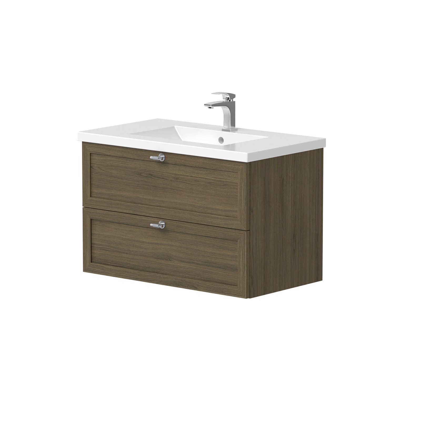 welltime Waschtisch »Rustic«, mit Soft-Close-Funktion, Breite 81,5 cm, Eich günstig online kaufen