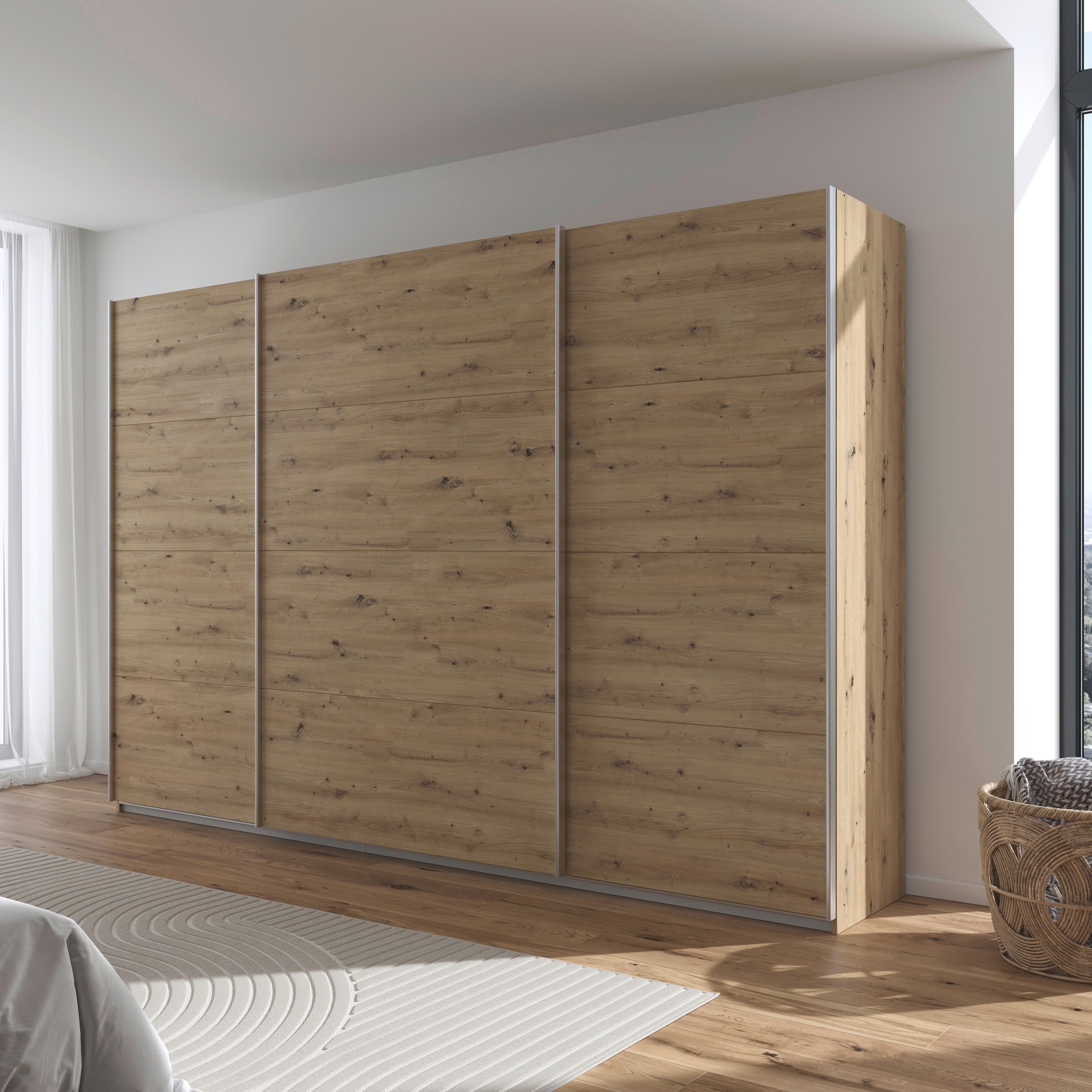 rauch Schwebetürenschrank "Kleiderschrank Schrank Garderobe AGORDO mit Deko günstig online kaufen