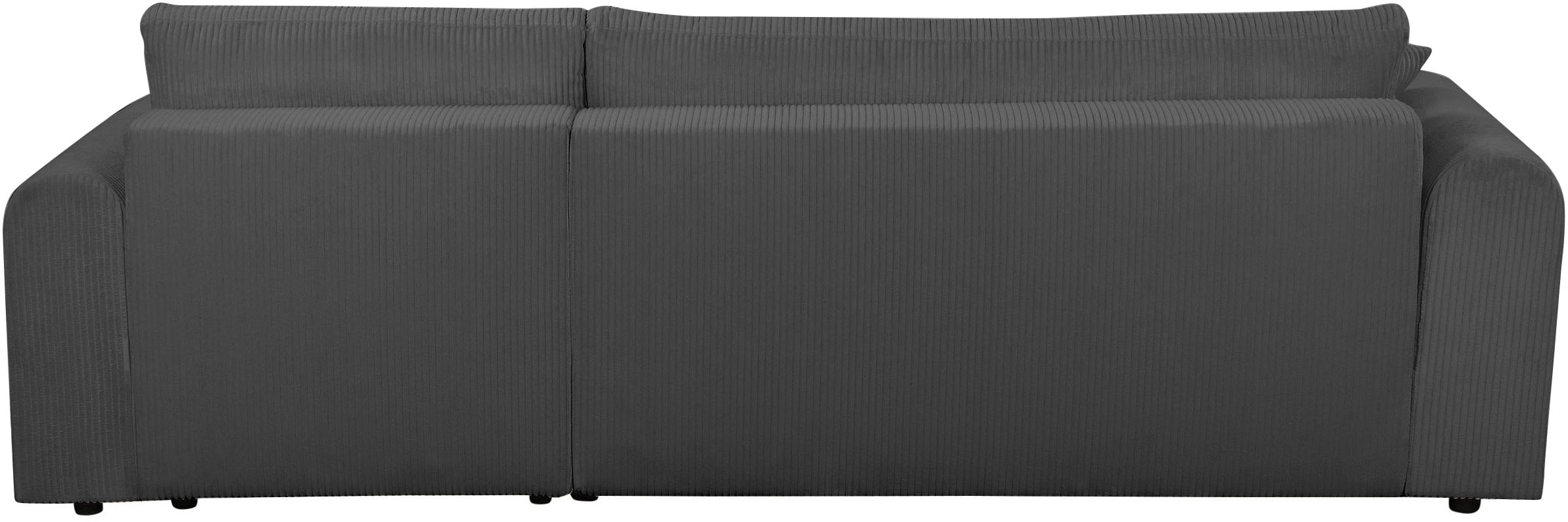 OTTO home Ecksofa »YLVAA L-Form, 241 cm - Schlafsofa« Schlaffunktion (132/200), Boxspring, Bettkasten, Feinstruktur-Bezug