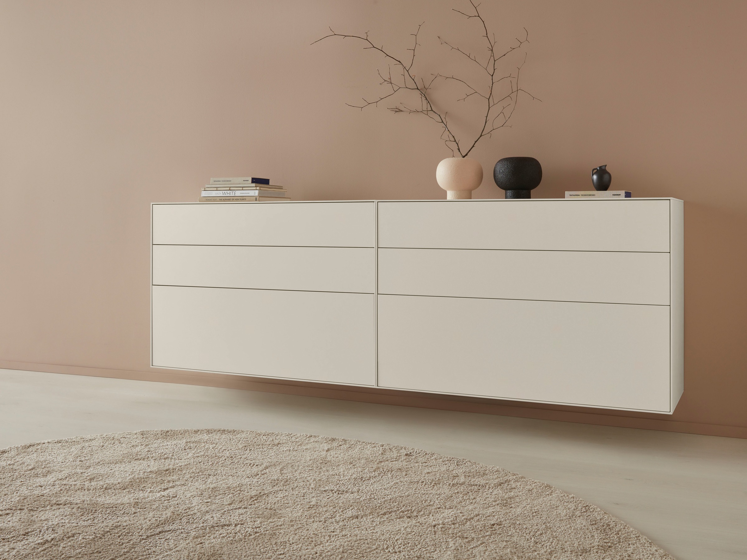 LeGer Home by Lena Gercke Sideboard »Essentials«, Breite: 112cm, MDF lackiert, Push-to-open-Funktion