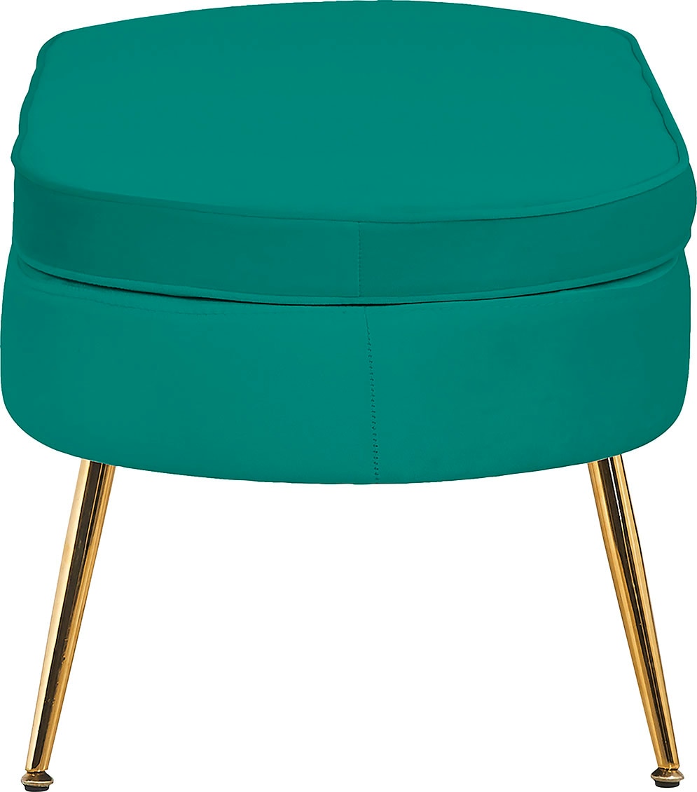 SalesFever Polsterhocker »Clam«, oval, Breite 99 cm
