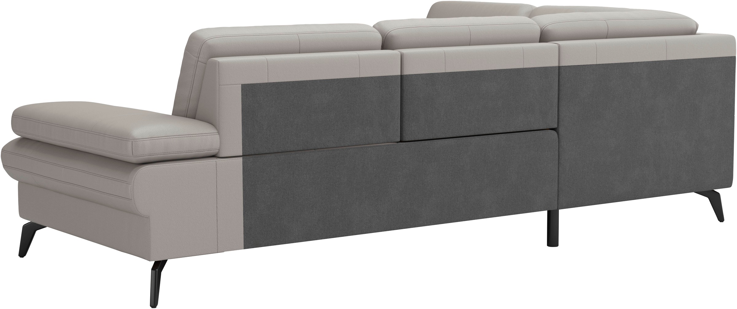 sit&more Ecksofa »Morris L-Form, inkl. Sitztiefenverstellung«, wahlweise mit Armteilverstellung, Bettfunktion & Bettkasten