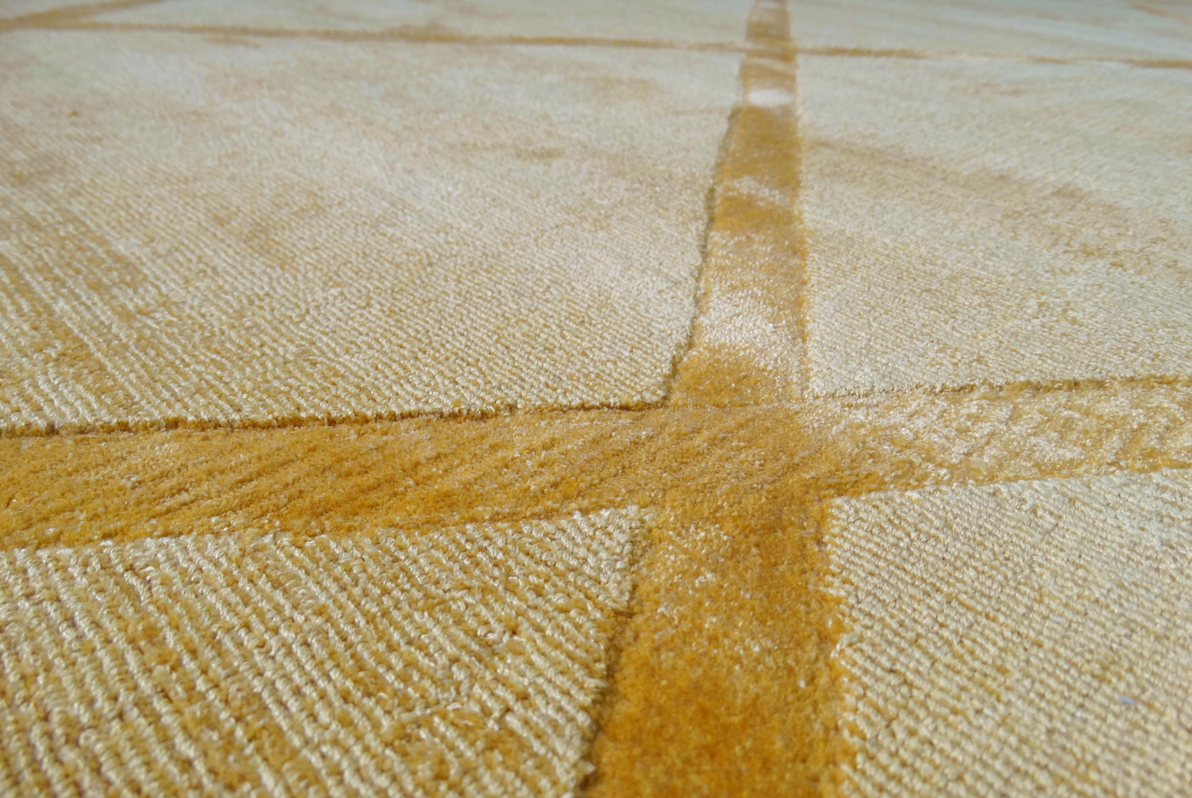 Kayoom Teppich »Luxury 210«, rechteckig, 13 mm Höhe, Kurzflor, handweb, Hoch Tief Struktur, Wohnzimmer
