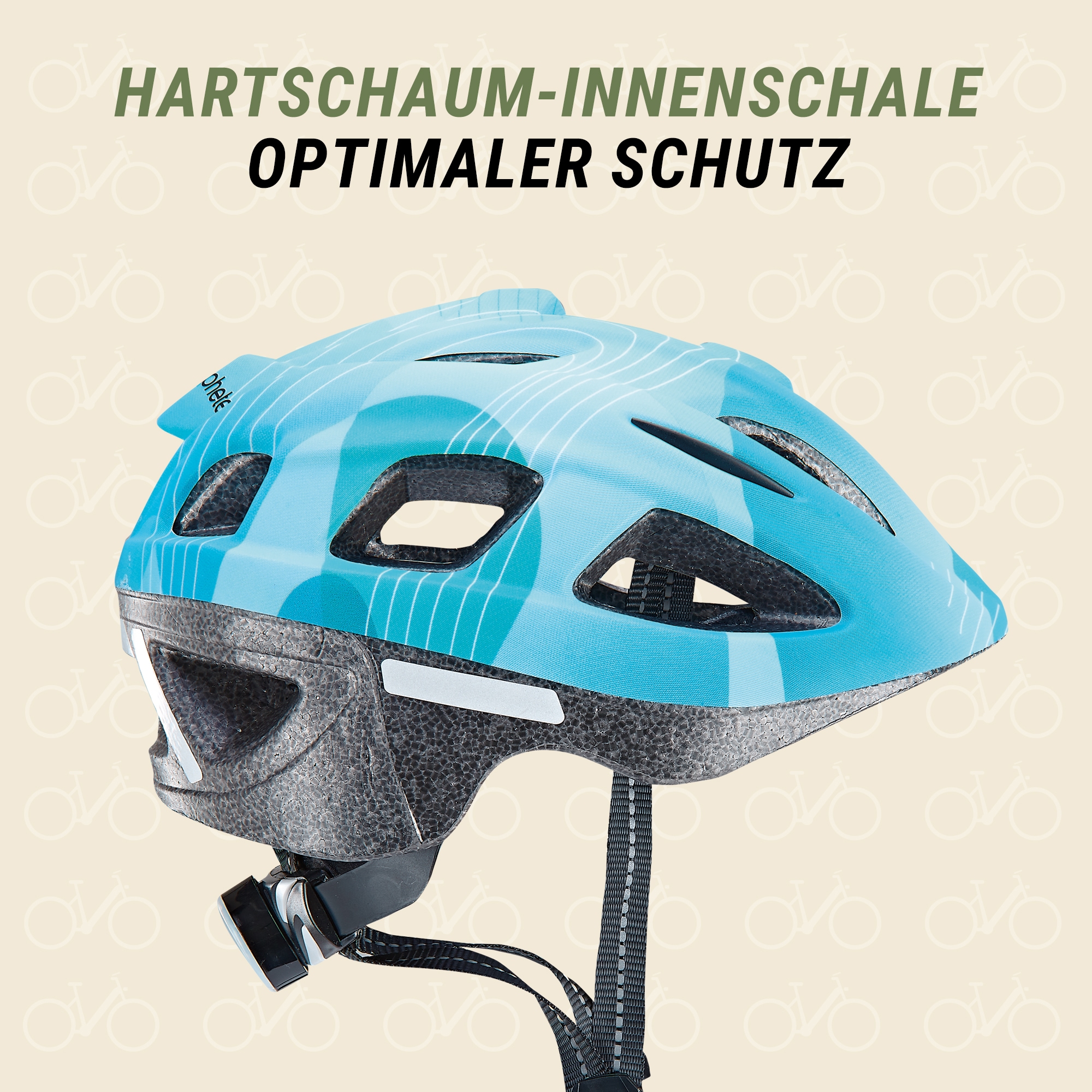 Prophete Fahrradhelm »Kinder Fahrradhelm mit LED Licht«
