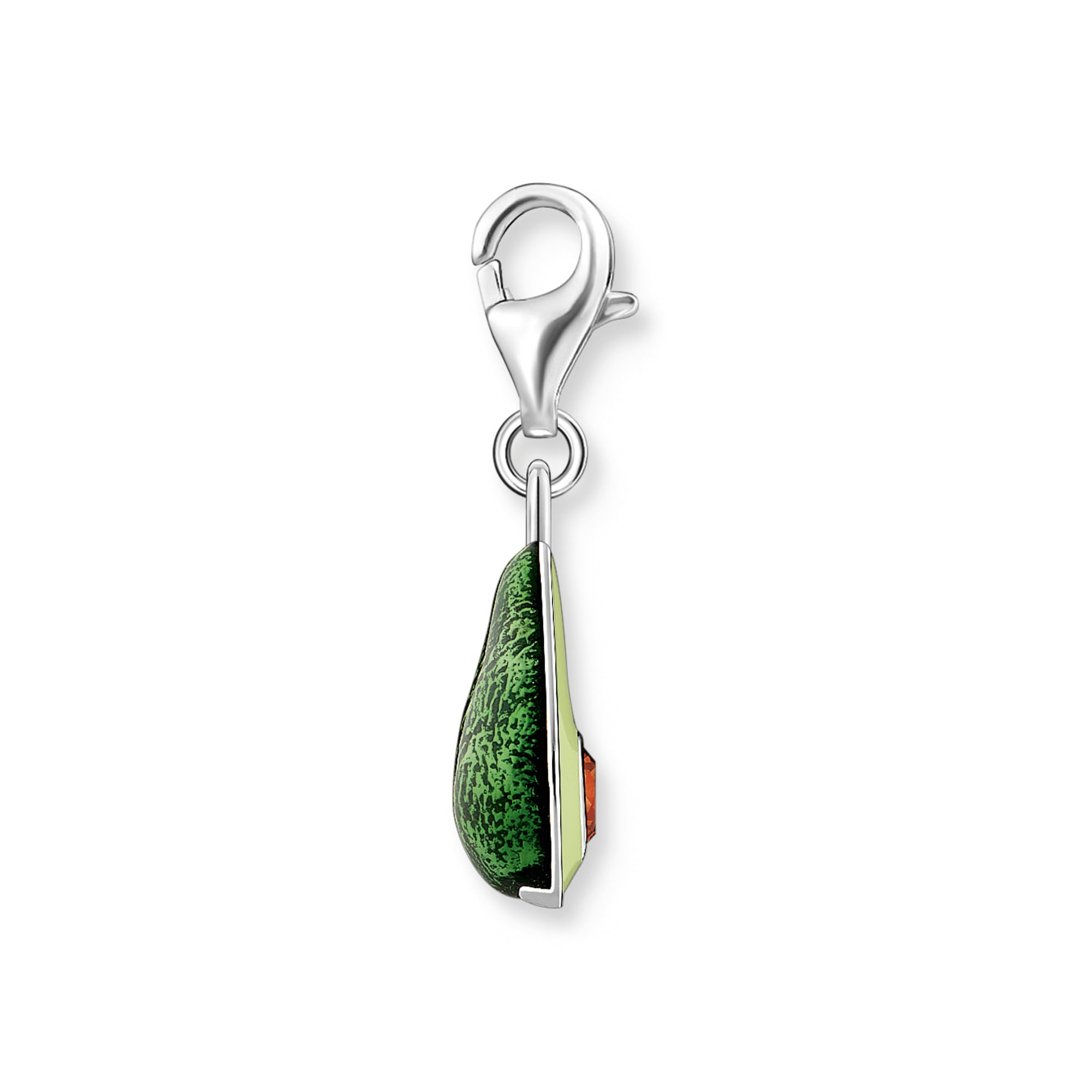 THOMAS SABO Charm-Einhänger »Avocado-Motiv bunt« mit Zirkonia (synth.)