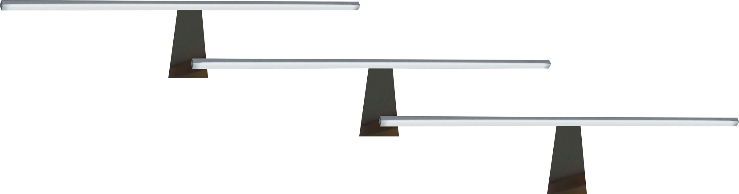 MUSTERRING Aufbauleuchte »Imola W« 3 Stk. in drei Set-Varianten silberfarben