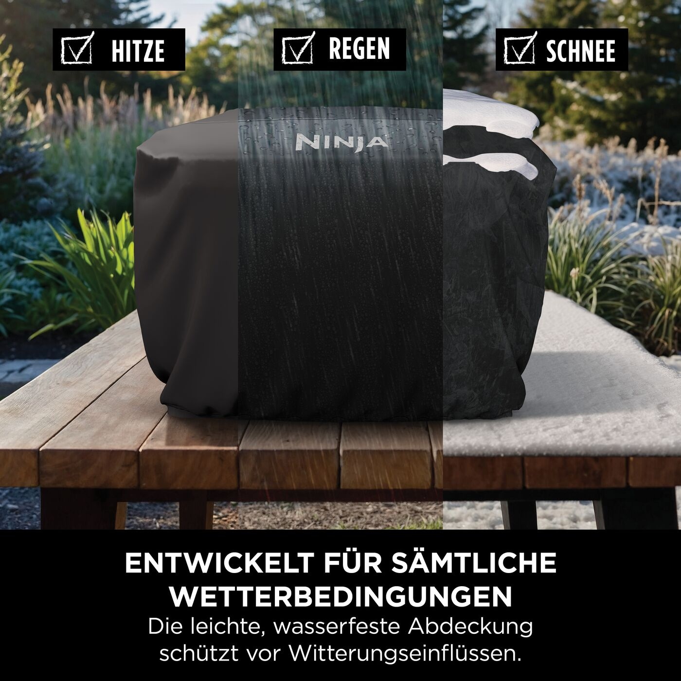 NINJA Grillabdeckhaube »XSKMOCVREUUK«, für Ninja Artisan Outdoor Pizzaofen MO201EU