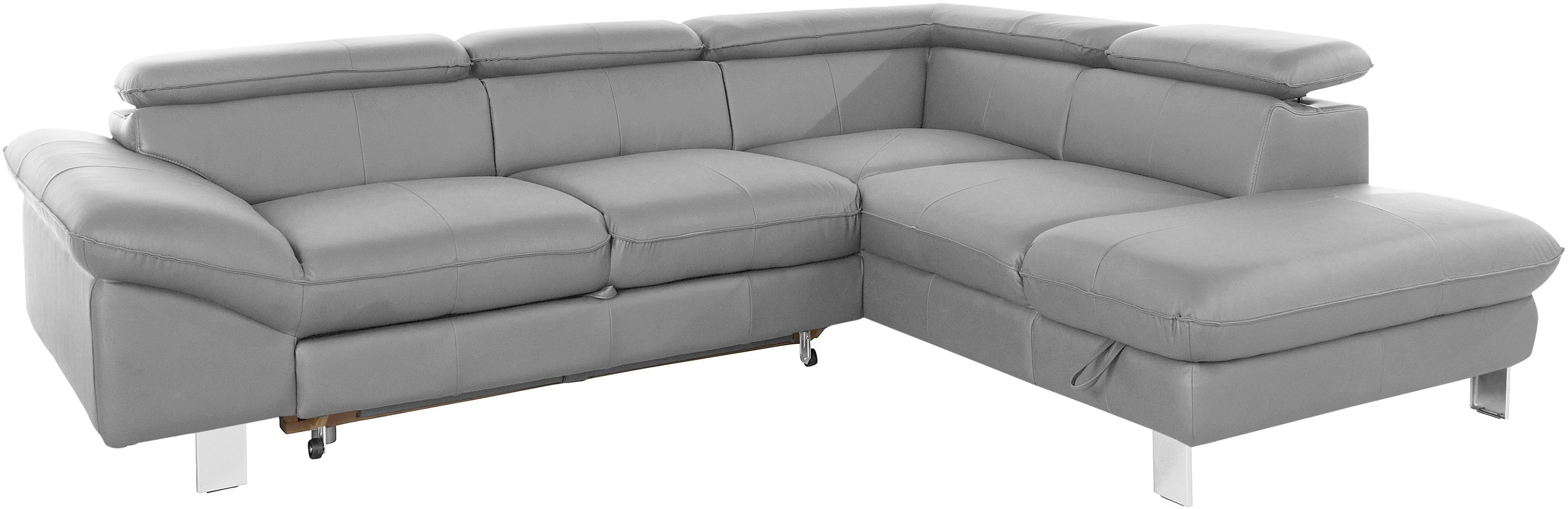 COTTA Ecksofa »Driver L-Form«, mit Kopfteilverstellung, wahlweise mit Bettfunktion & Bettkasten