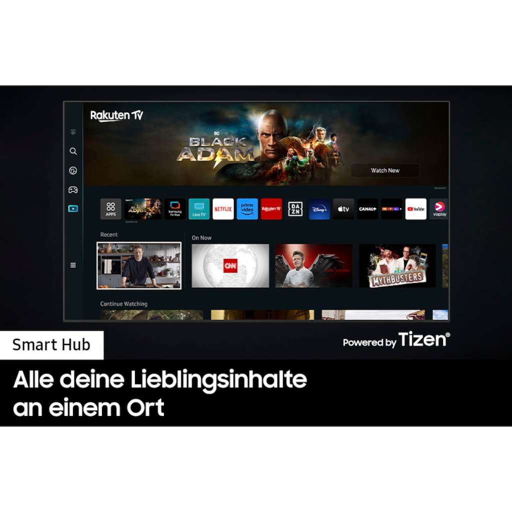 Samsung LED-Fernseher, 189 cm/75 Zoll, Smart-TV, PurColor, Crystal Prozessor 4K, Smart Hub & Gaming Hub