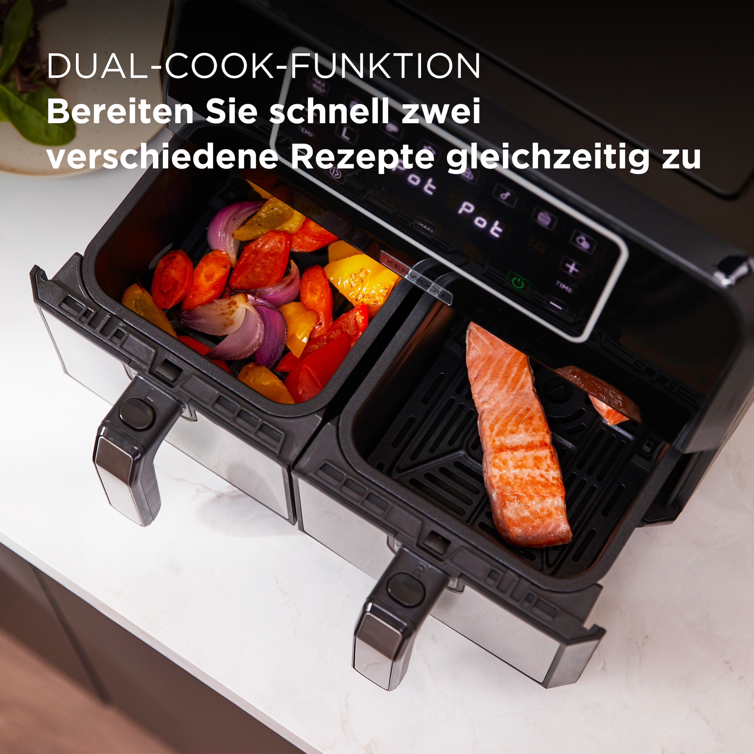 KENWOOD Heißluftfritteuse »HFM20.000MB«, 1700 W