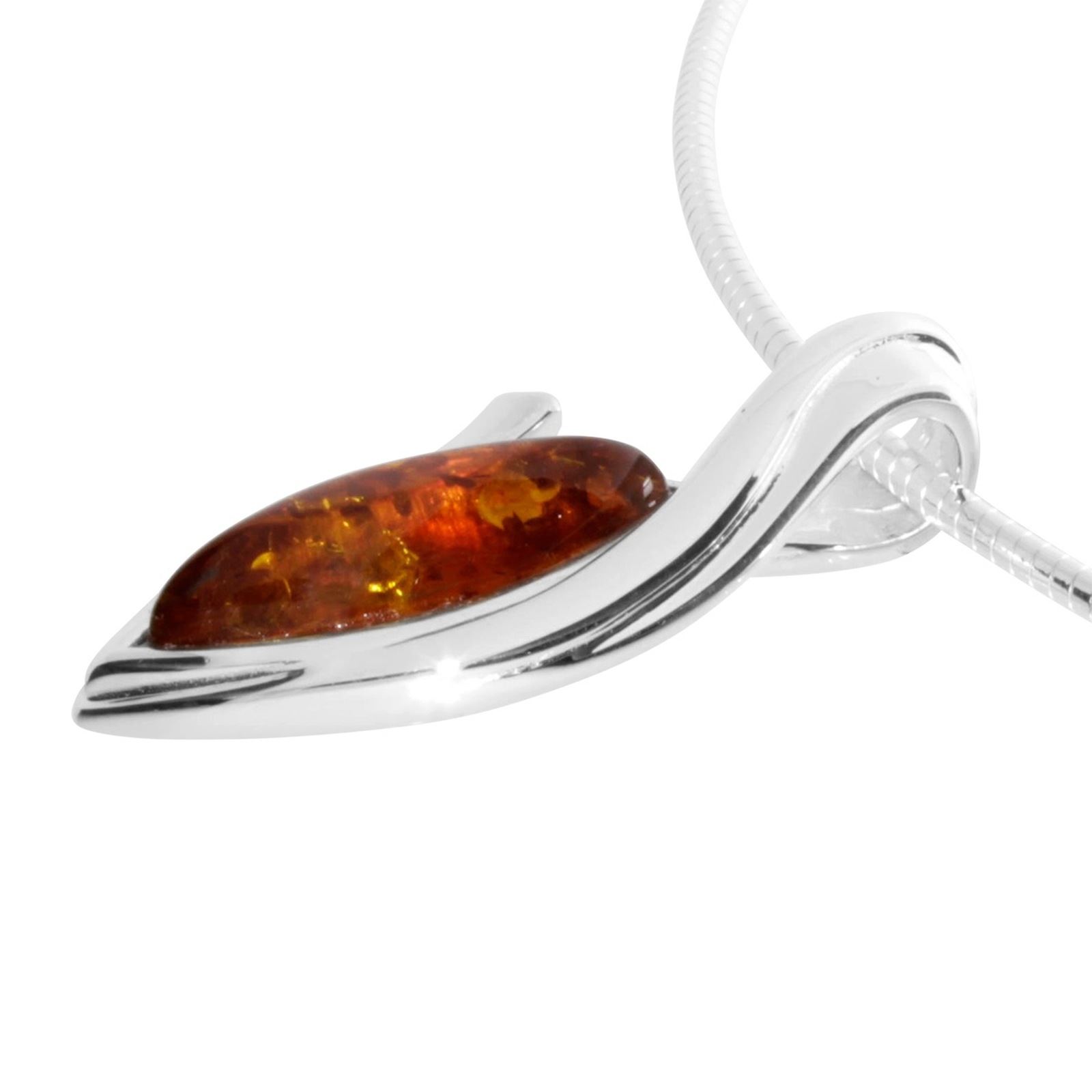 OSTSEE-SCHMUCK Halsreif »Ostsee-Schmuck Halsreif mit Anhänger Gleiter-Rikke«, (2 tlg.)