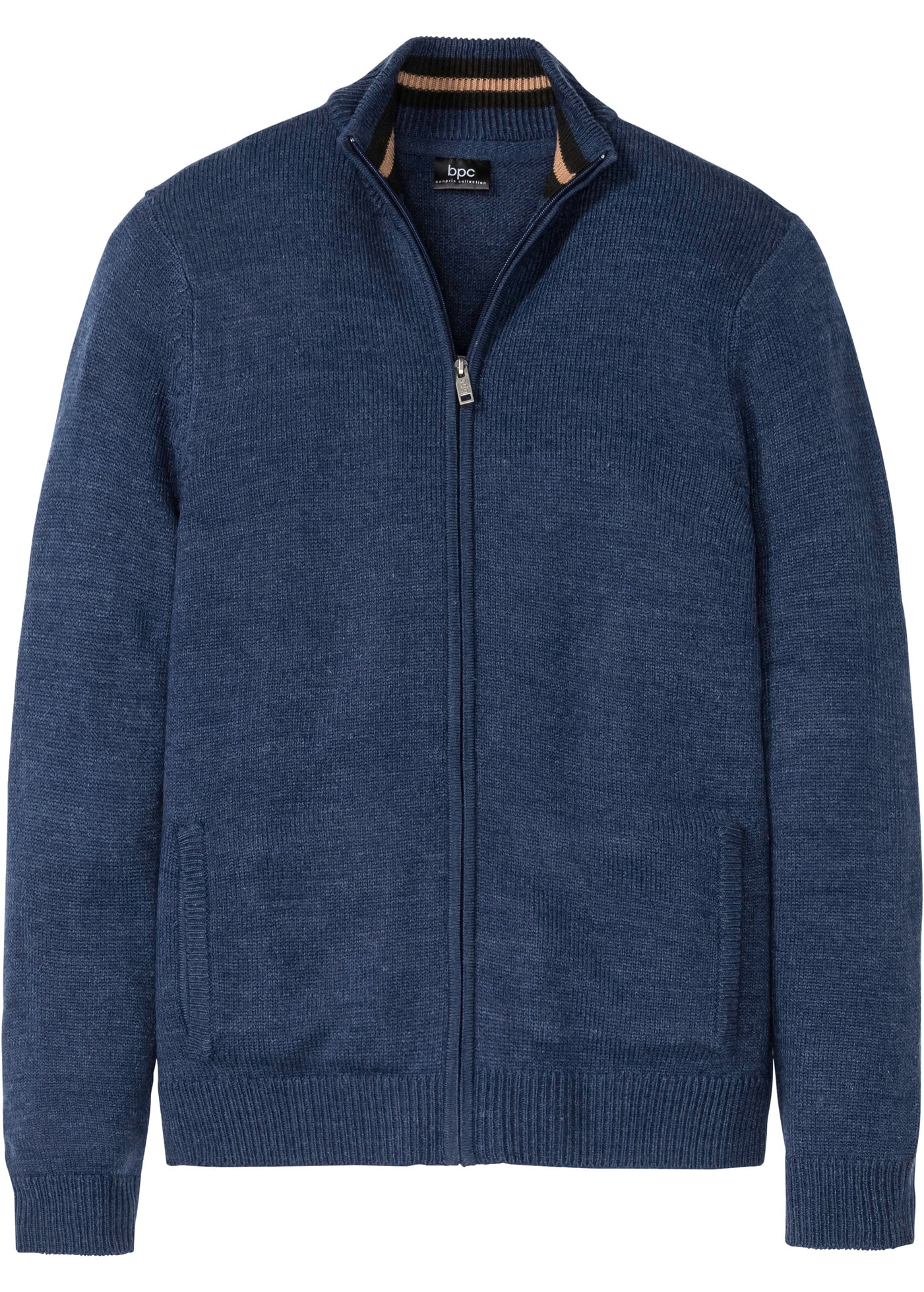 bonprix Strickjacke »Feinstrickjacke« mit Stehkragen, Regular Fit