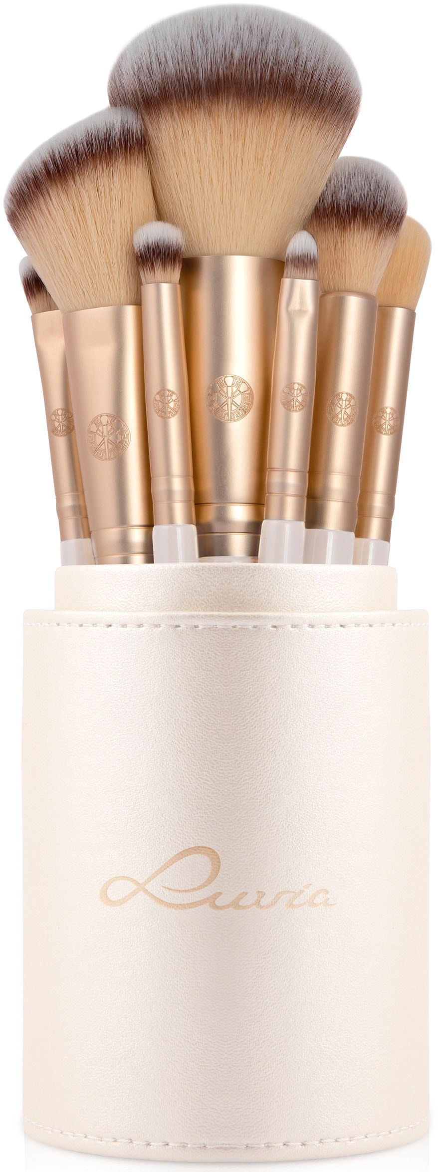 Luvia Cosmetics Schmink-Set »Prime Vegan Champagne«, (Set, 11 tlg.), Kosmetikpinsel-Set