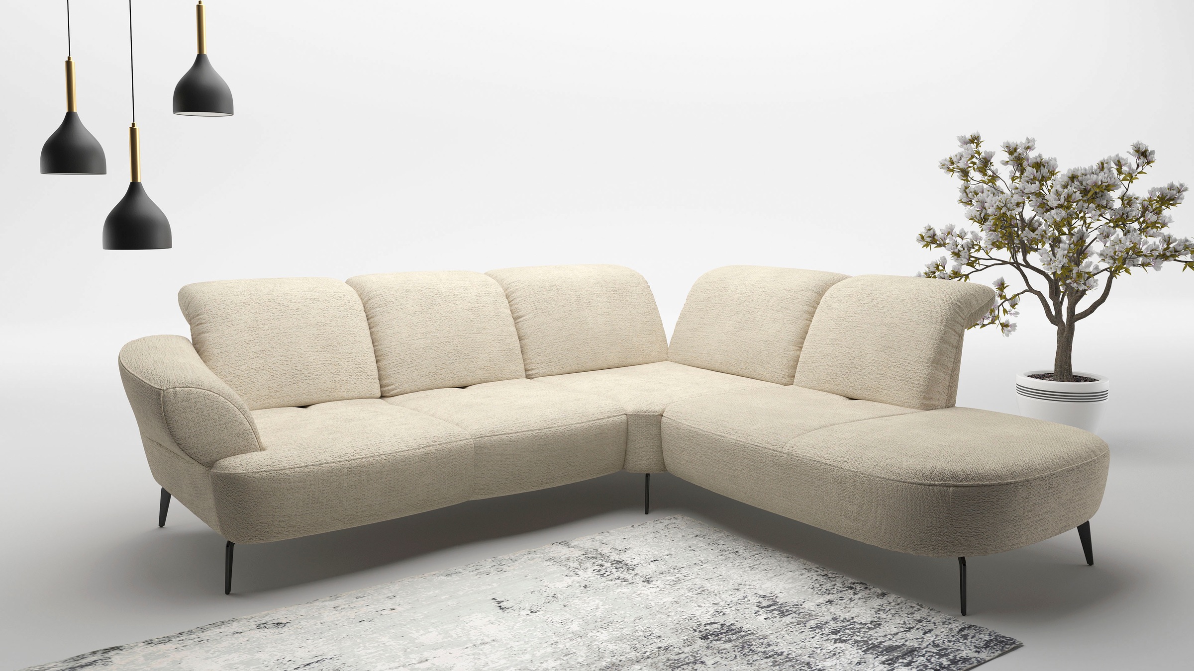sit&more Ecksofa »Dance, L-Form, inkl. Sitztiefenverstellung« inkl. Click&S günstig online kaufen